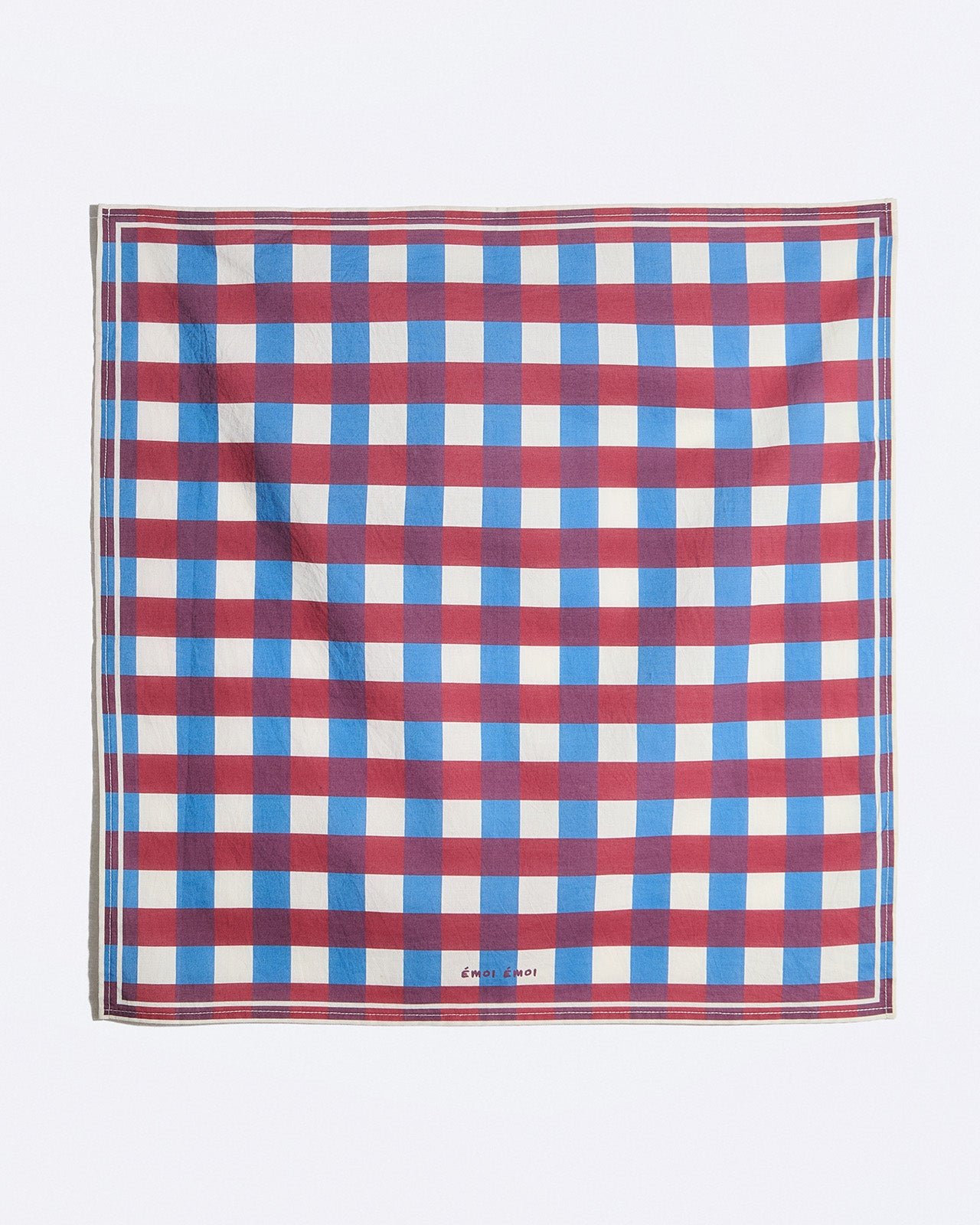 Gingham Garden Bandana EMOI EMOI Multicolored