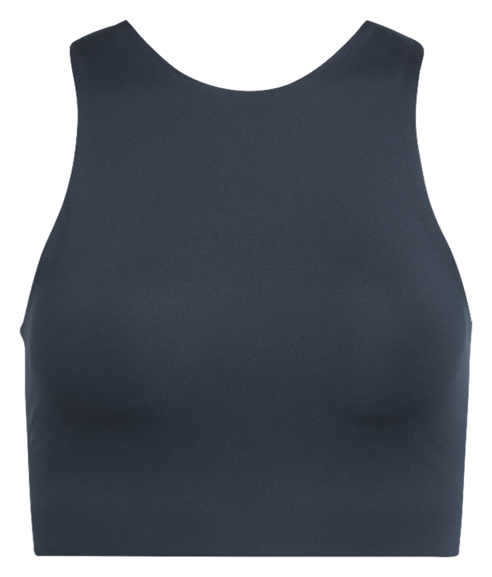 Racer-back crop top Blue