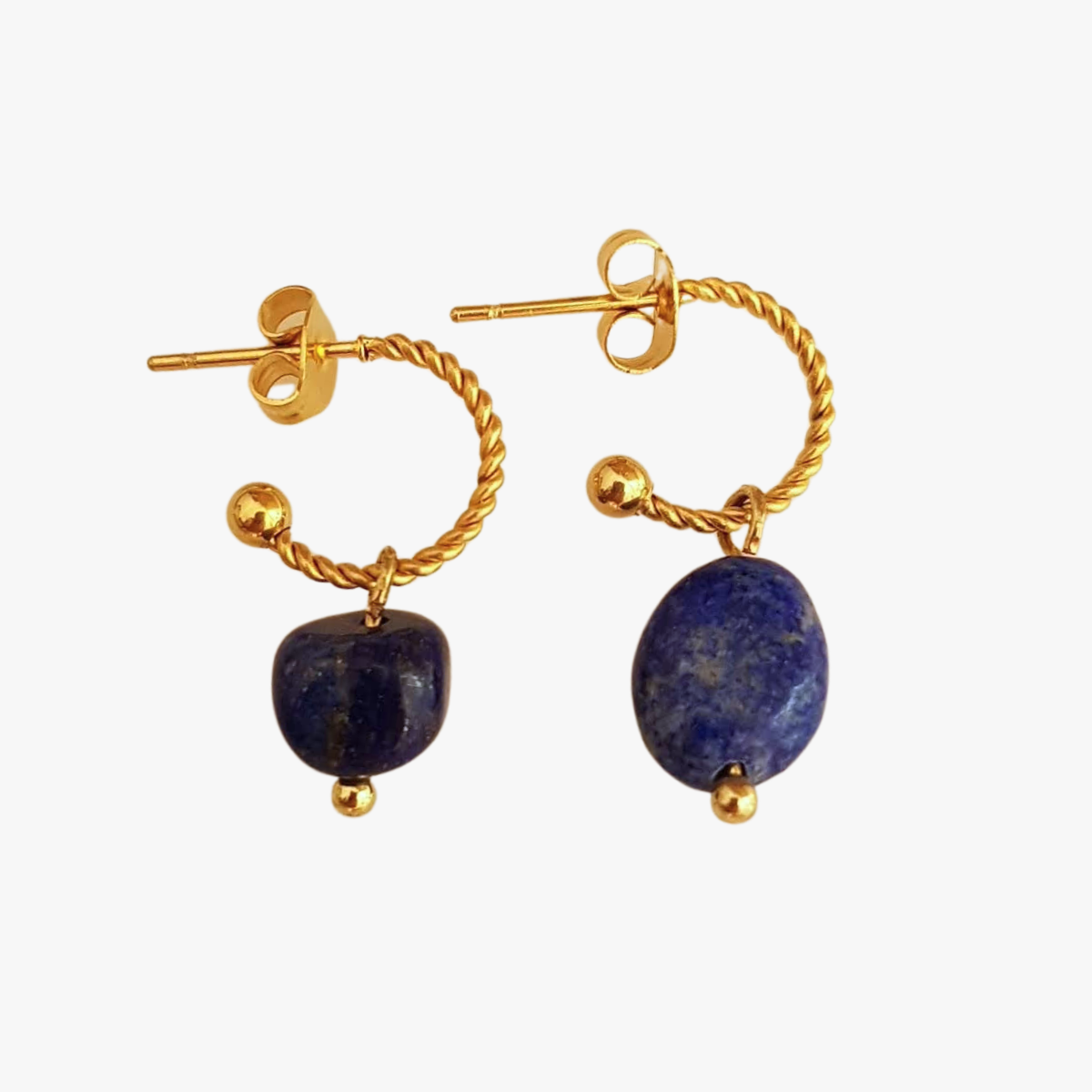 Lapis lazuli earrings GINANDGER Green