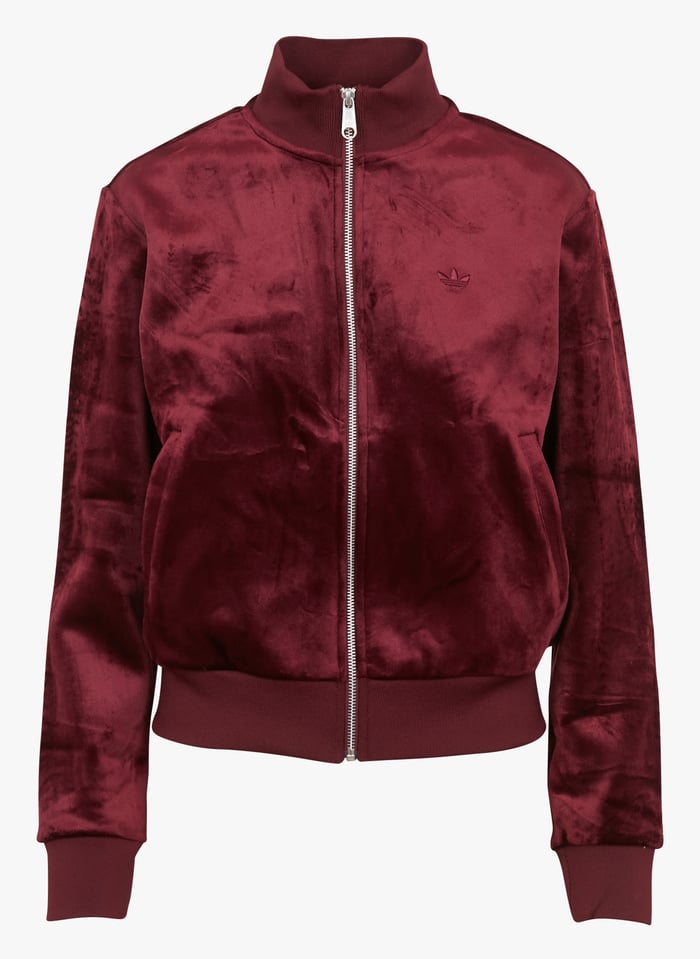 Adidas velvet top track jacket