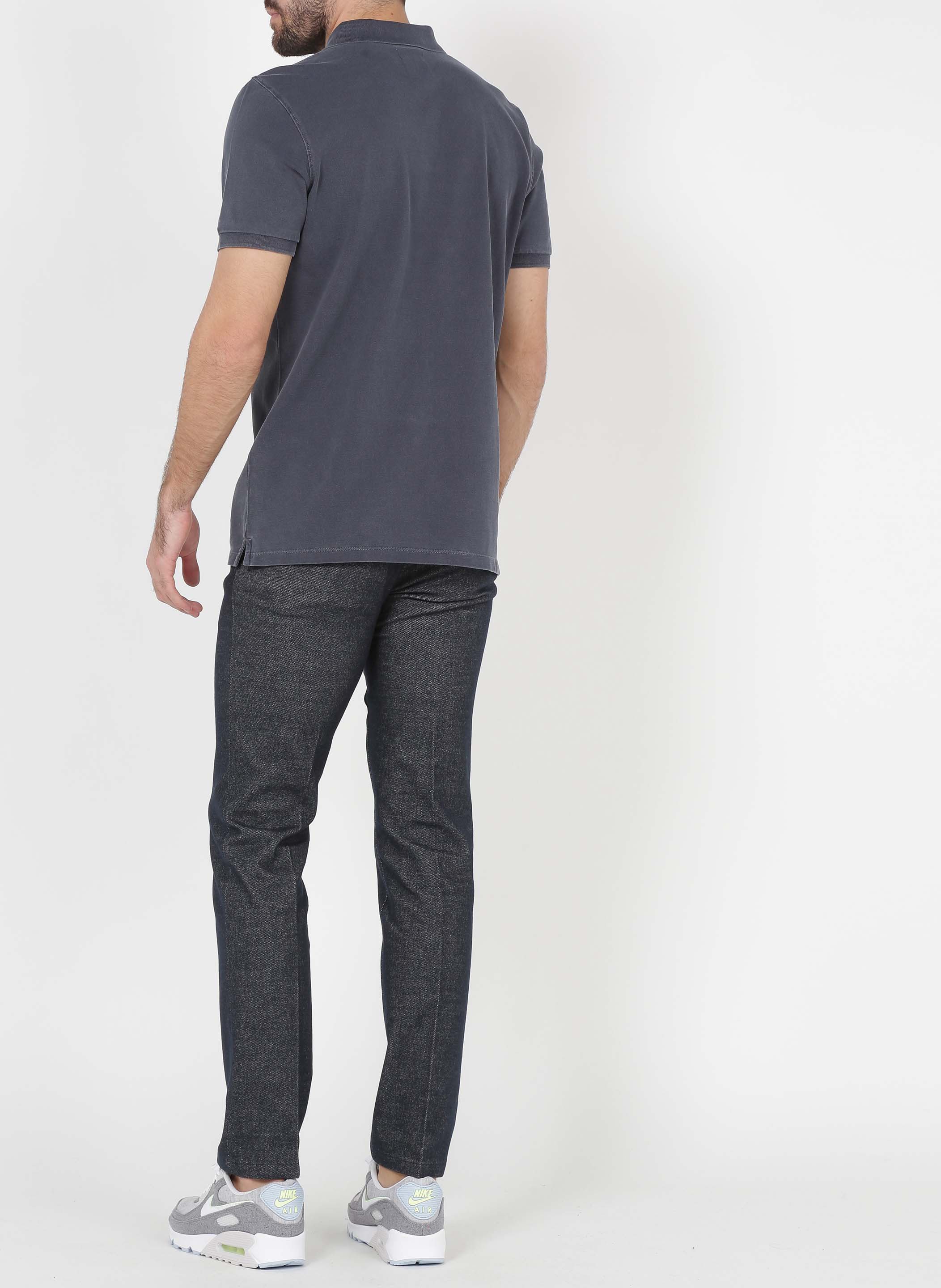 Polo regular-fit brodé en coton piqué MARC O'POLO Bleu