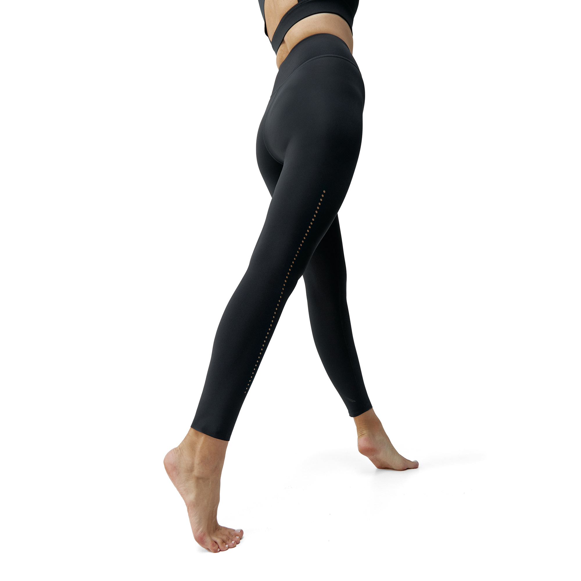 Legging with crossed waistband BORN LIVING YOGA Black