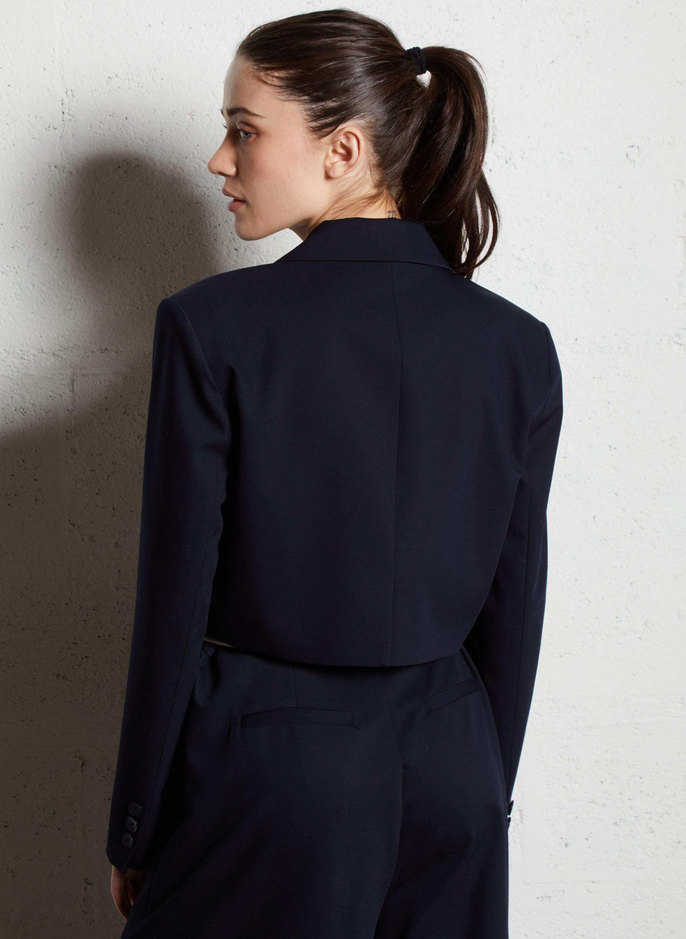 Cropped suit jacket IMPERIAL Blue