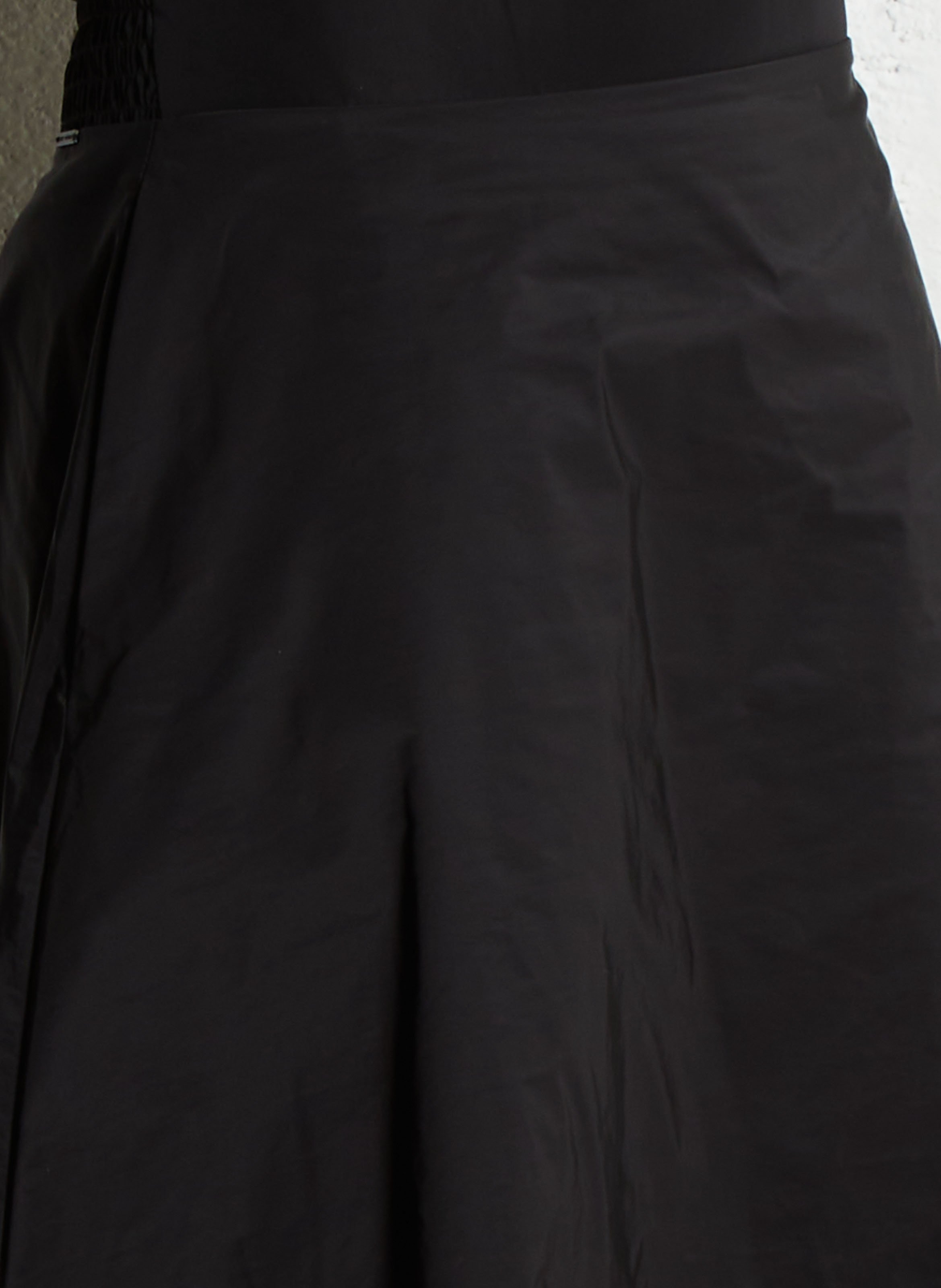 A-line maxi skirt Black