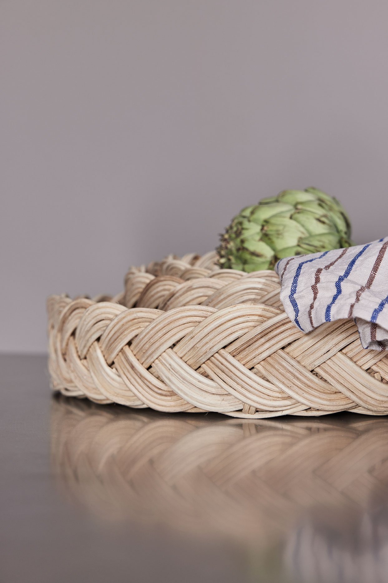 Rattan bread basket OYOY LIVING DESIGN Beige