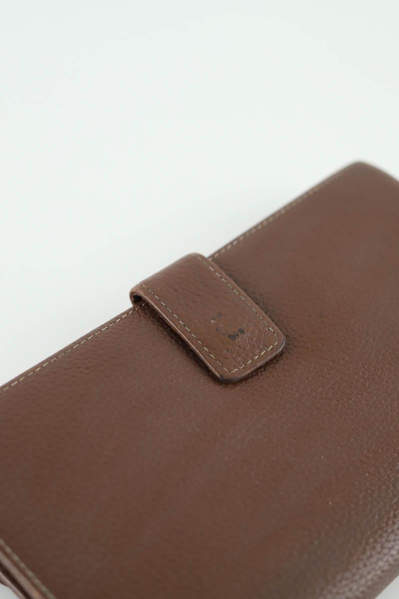 Babylon leather wallet LONGCHAMP - Seconde Main Brown