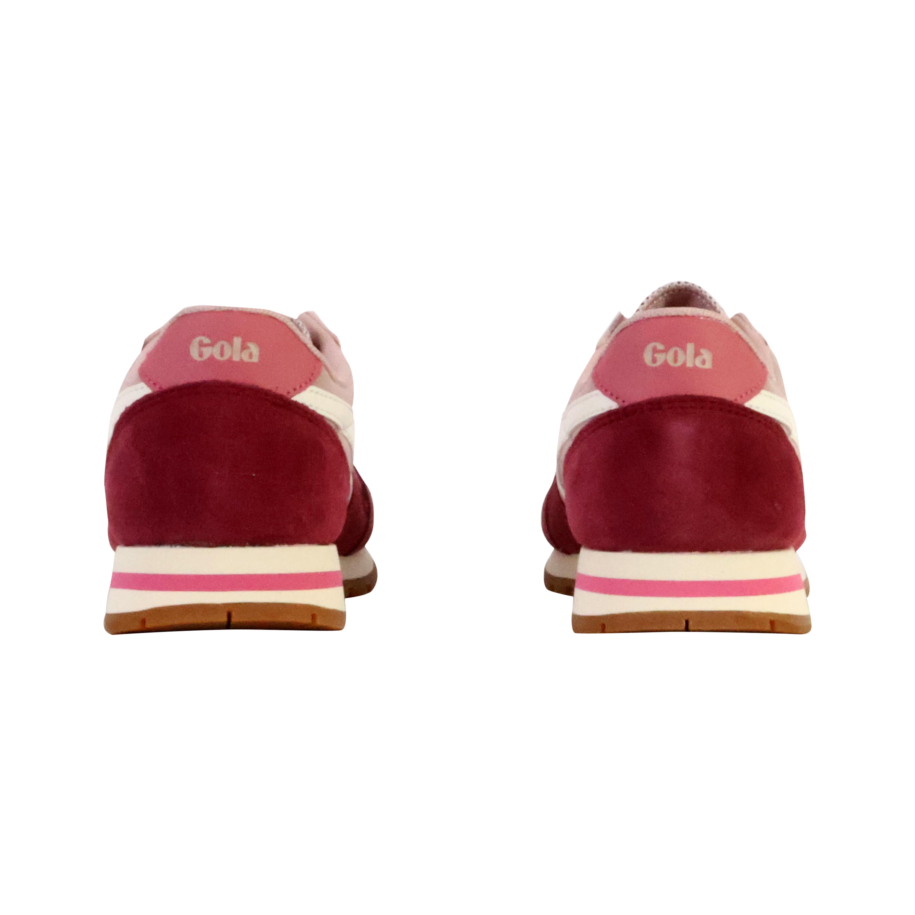 Daytona Leather Basket Sneakers GOLA Red