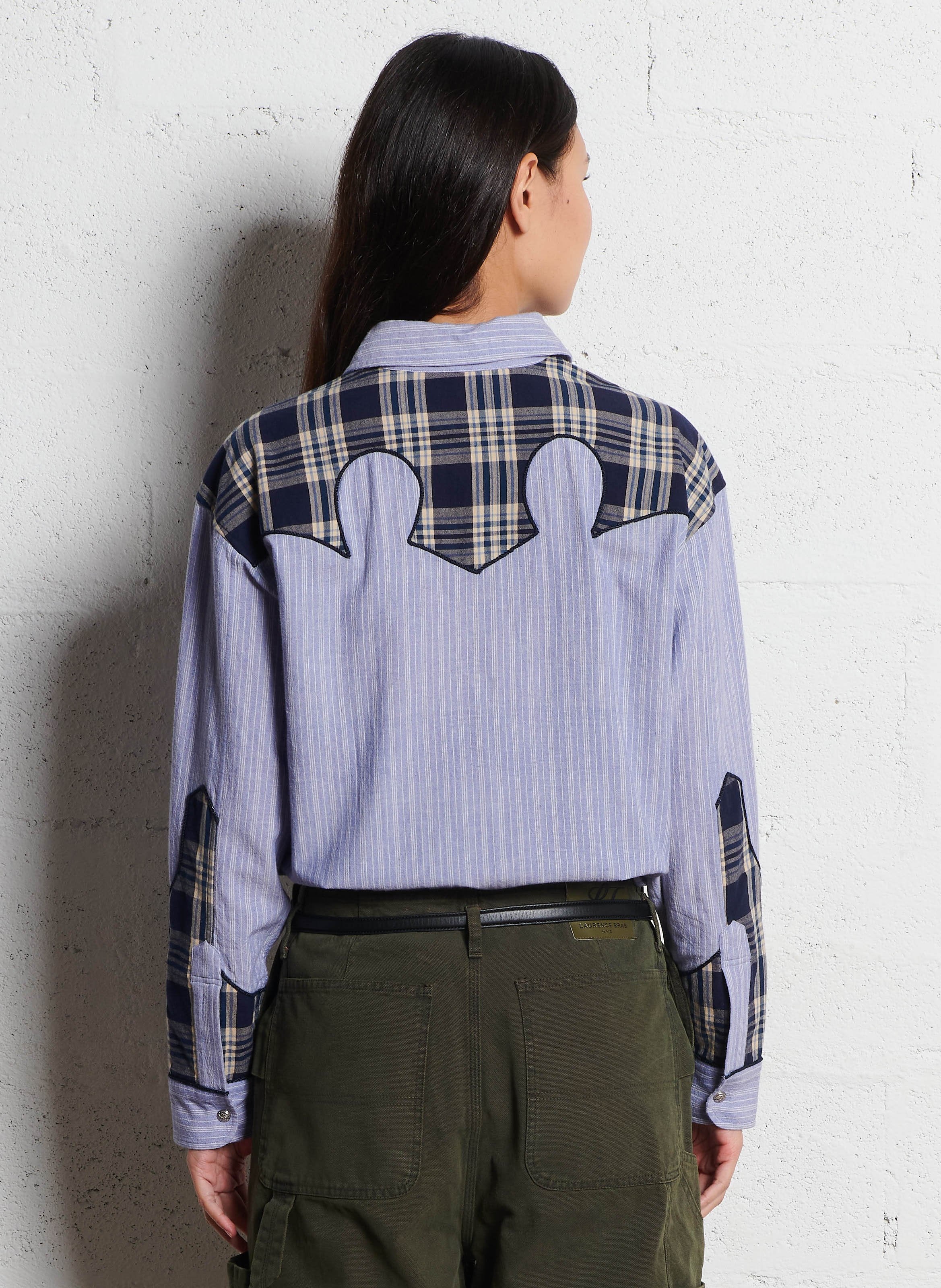 Capri - Einfarbige Oversize-Bluse LAURENCE BRAS Blau