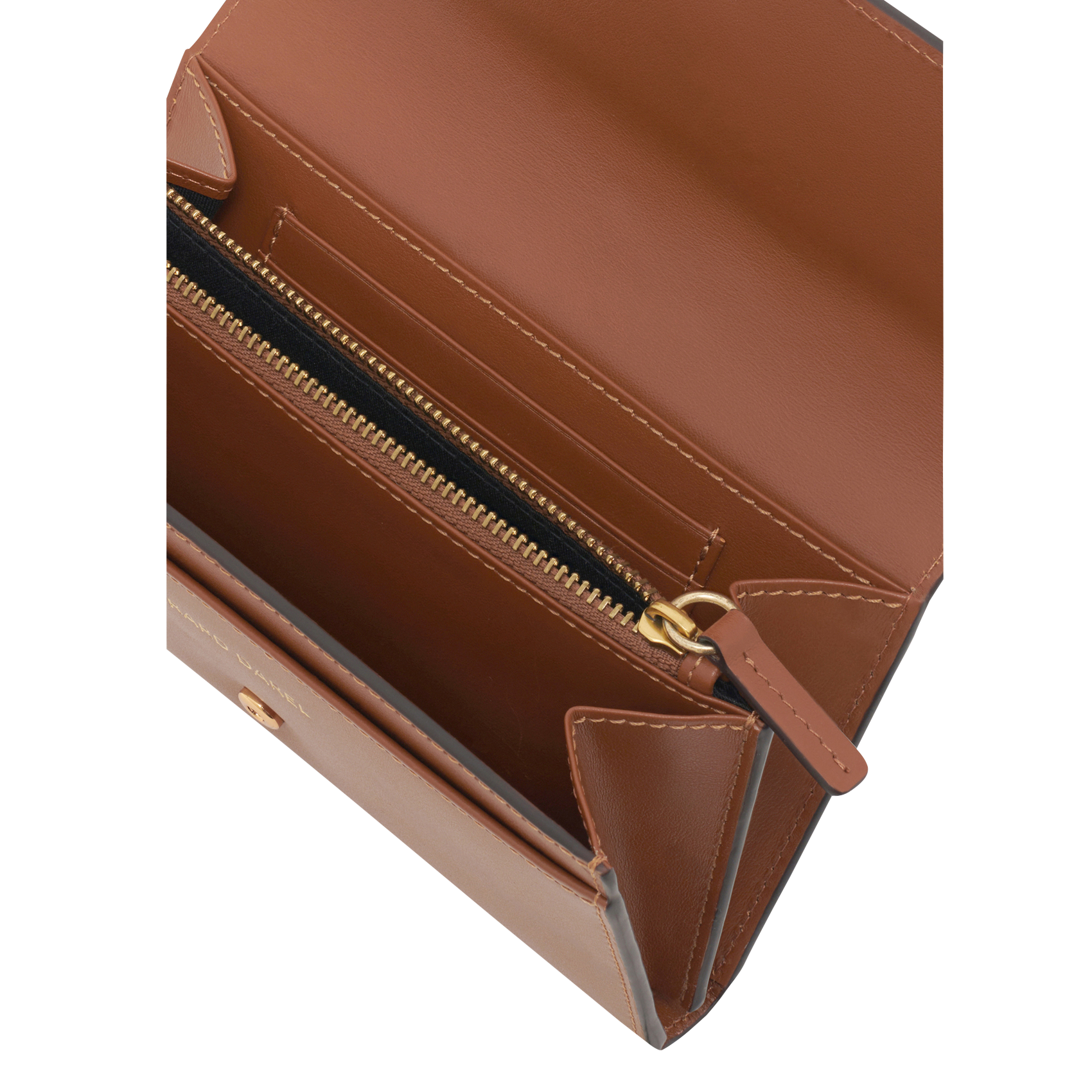 Portefeuille en cuir GERARD DAREL Marron