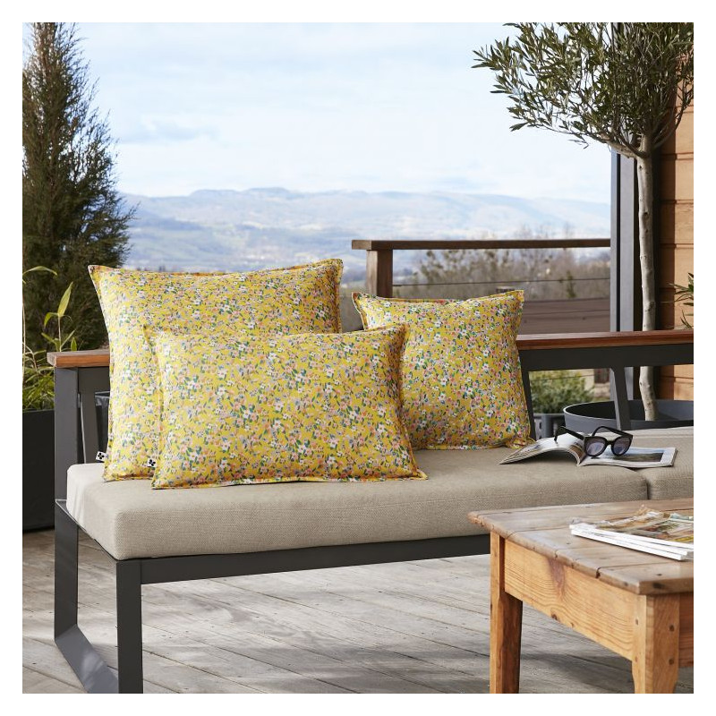 "Outdoor" butterfly effect cushion cover - all sizes L'EFFET PAPILLON Multicolored