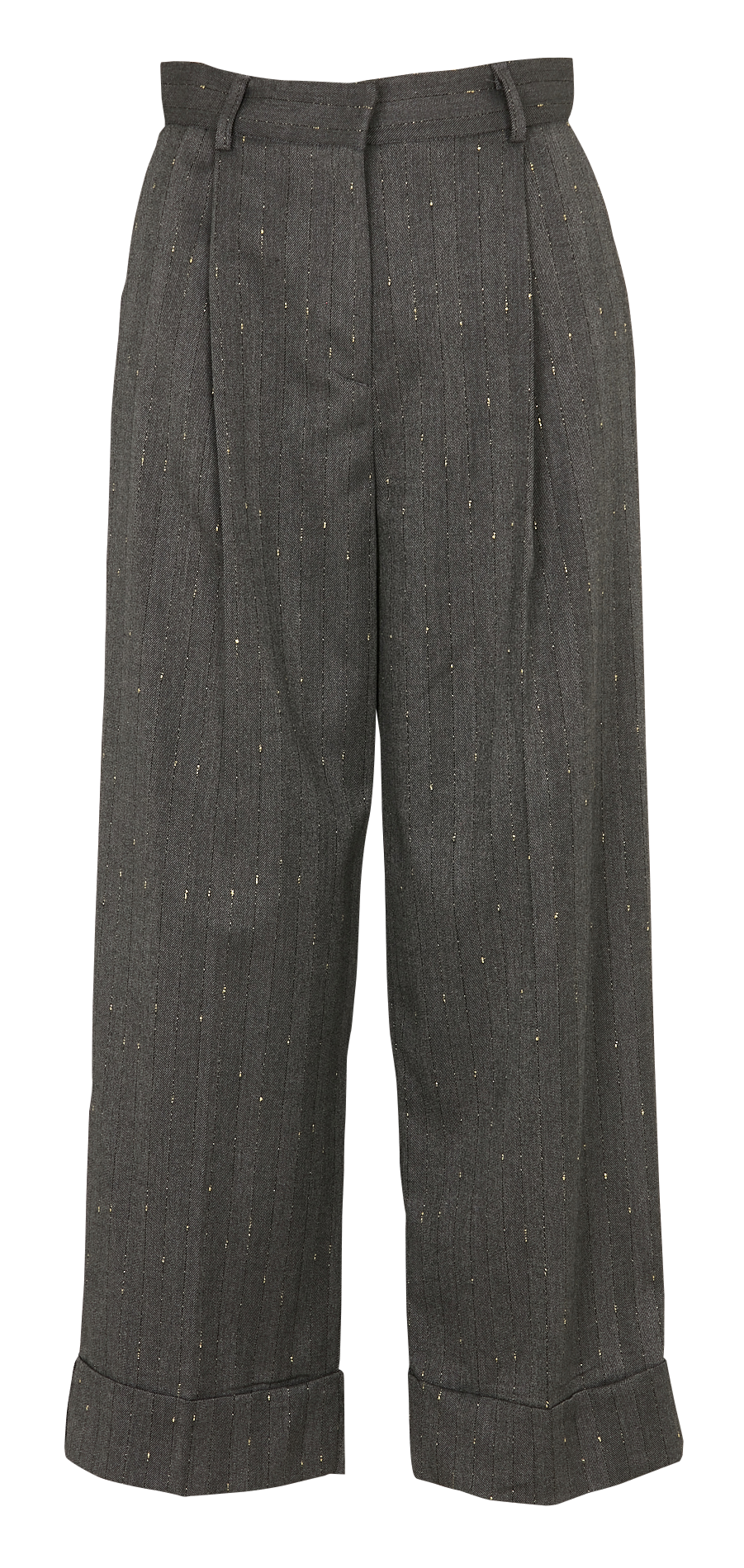 Azawood high-waisted wide-leg trousers IMPERIAL Grey