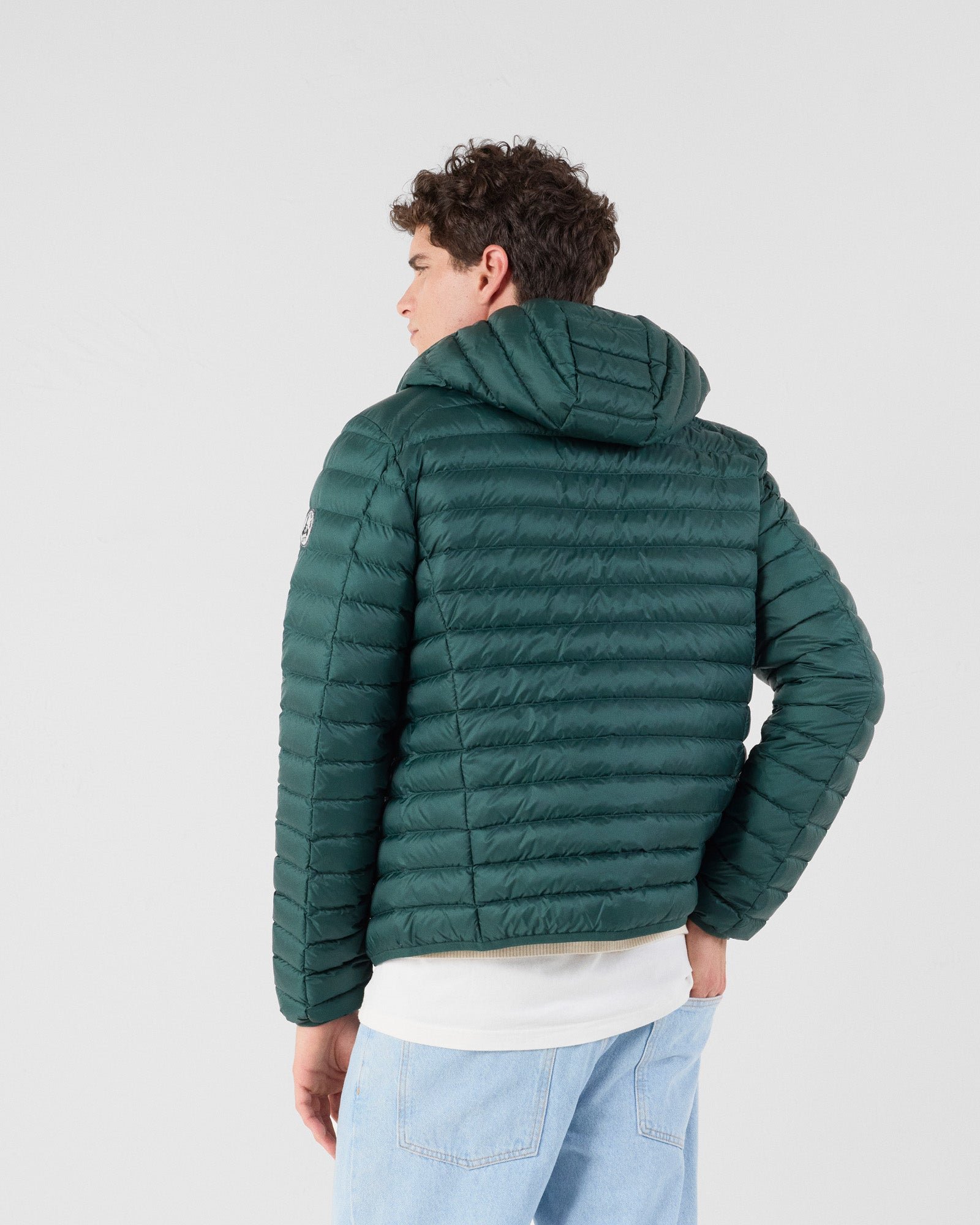 Light hooded puffer jacket - Forest Nico JOTT Green
