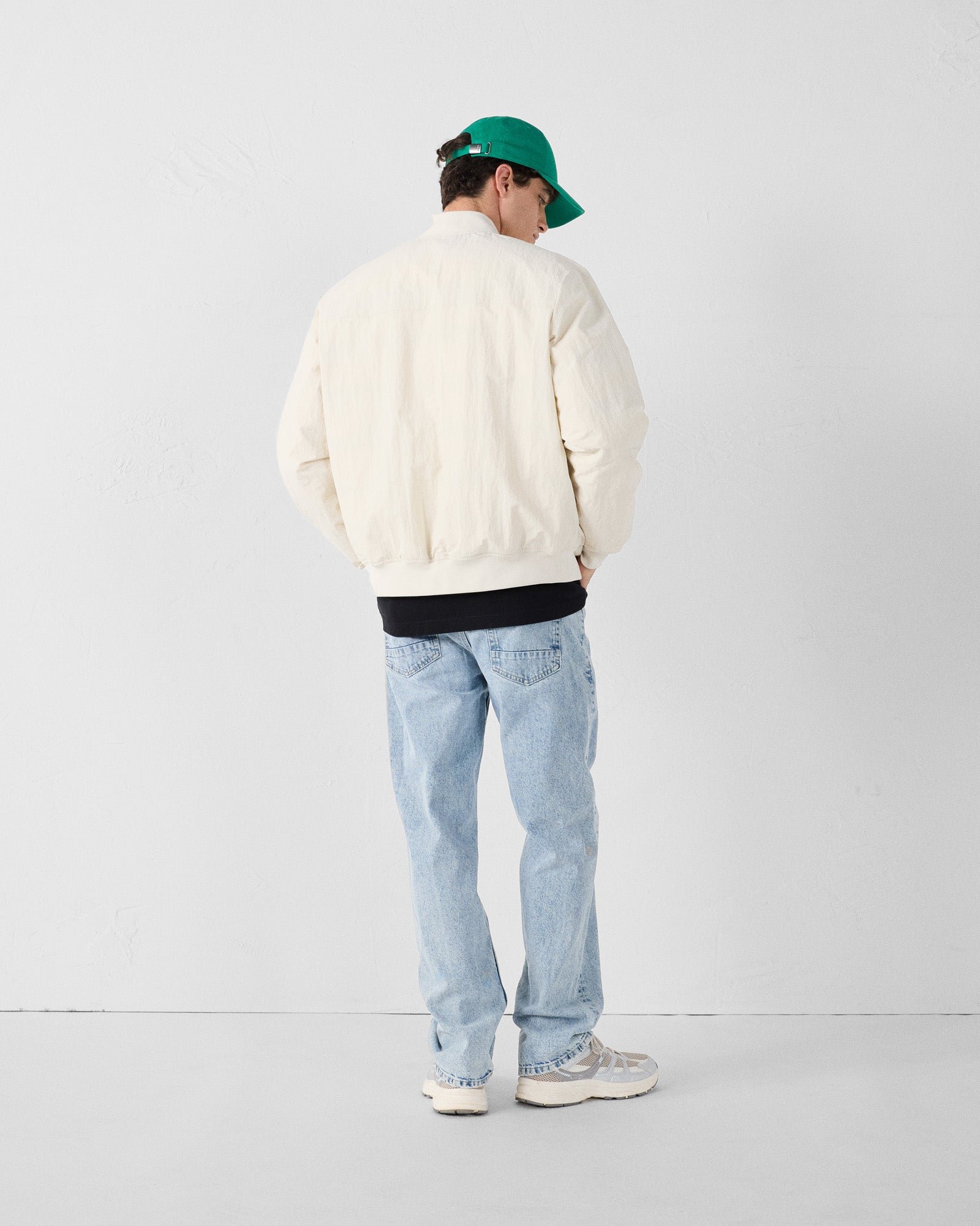 Oversized bomber jacket JOTT White