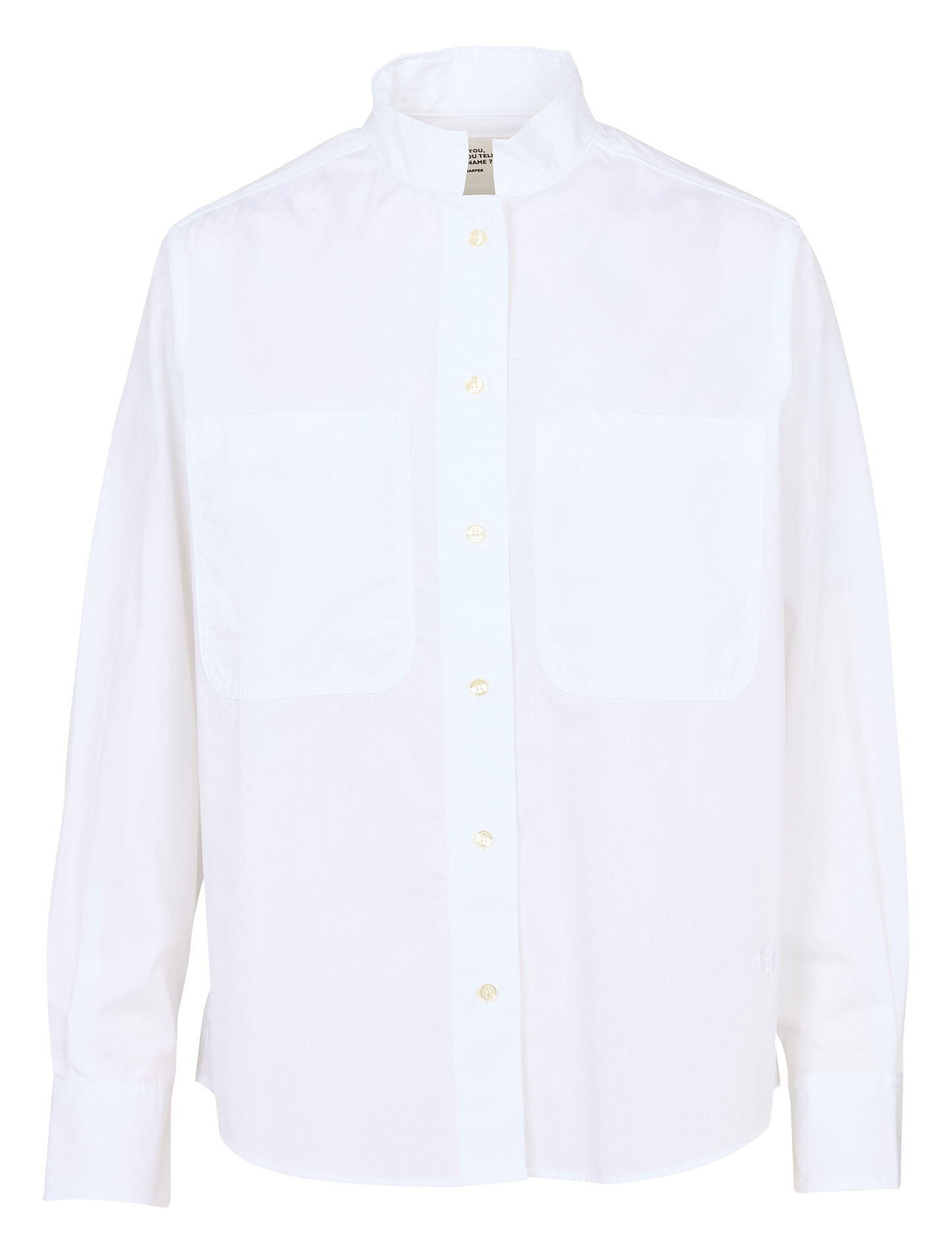 Effen overhemd Colonel LEON & HARPER Wit