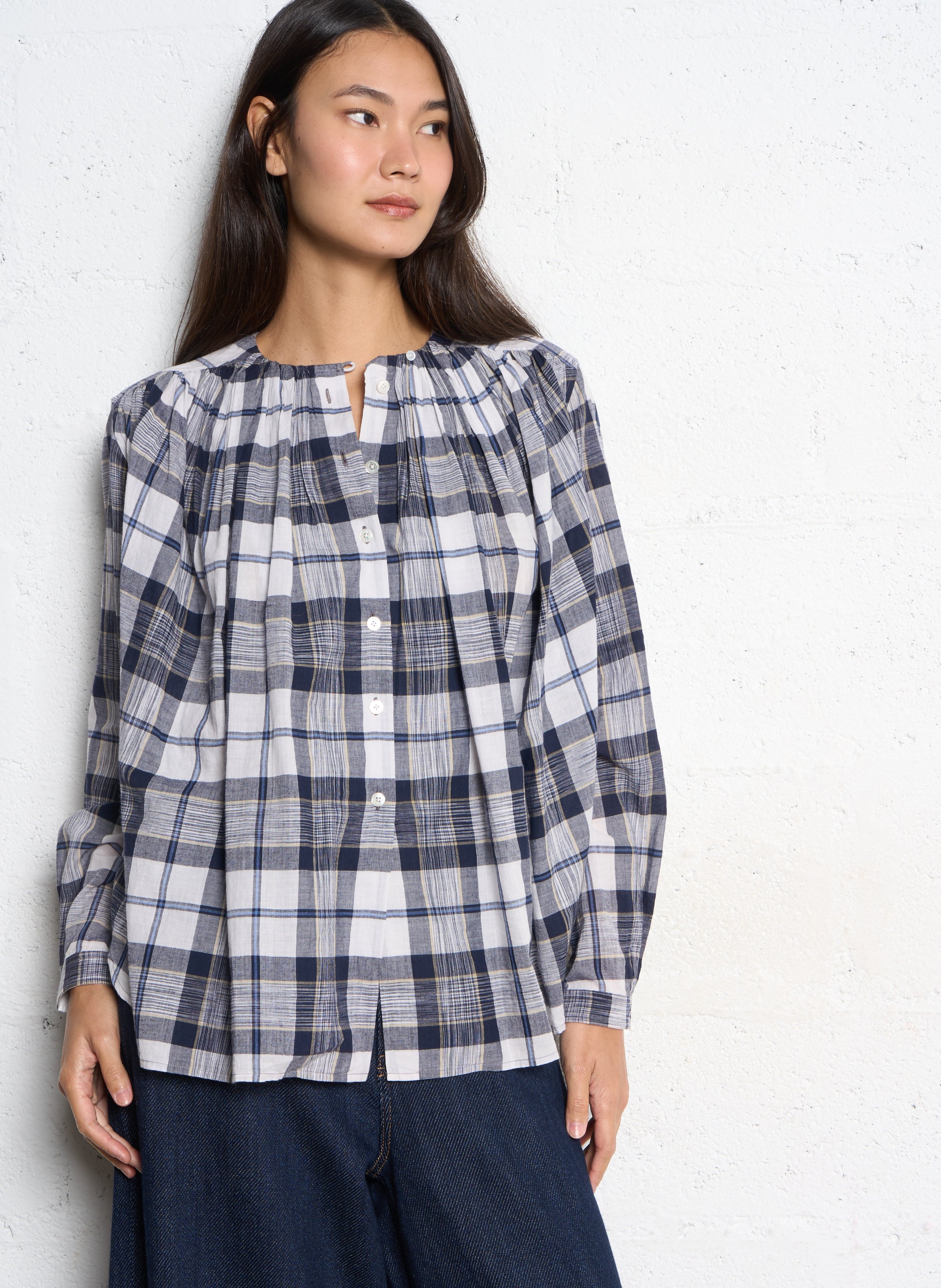 Weite Baumwollbluse LAURENCE BRAS