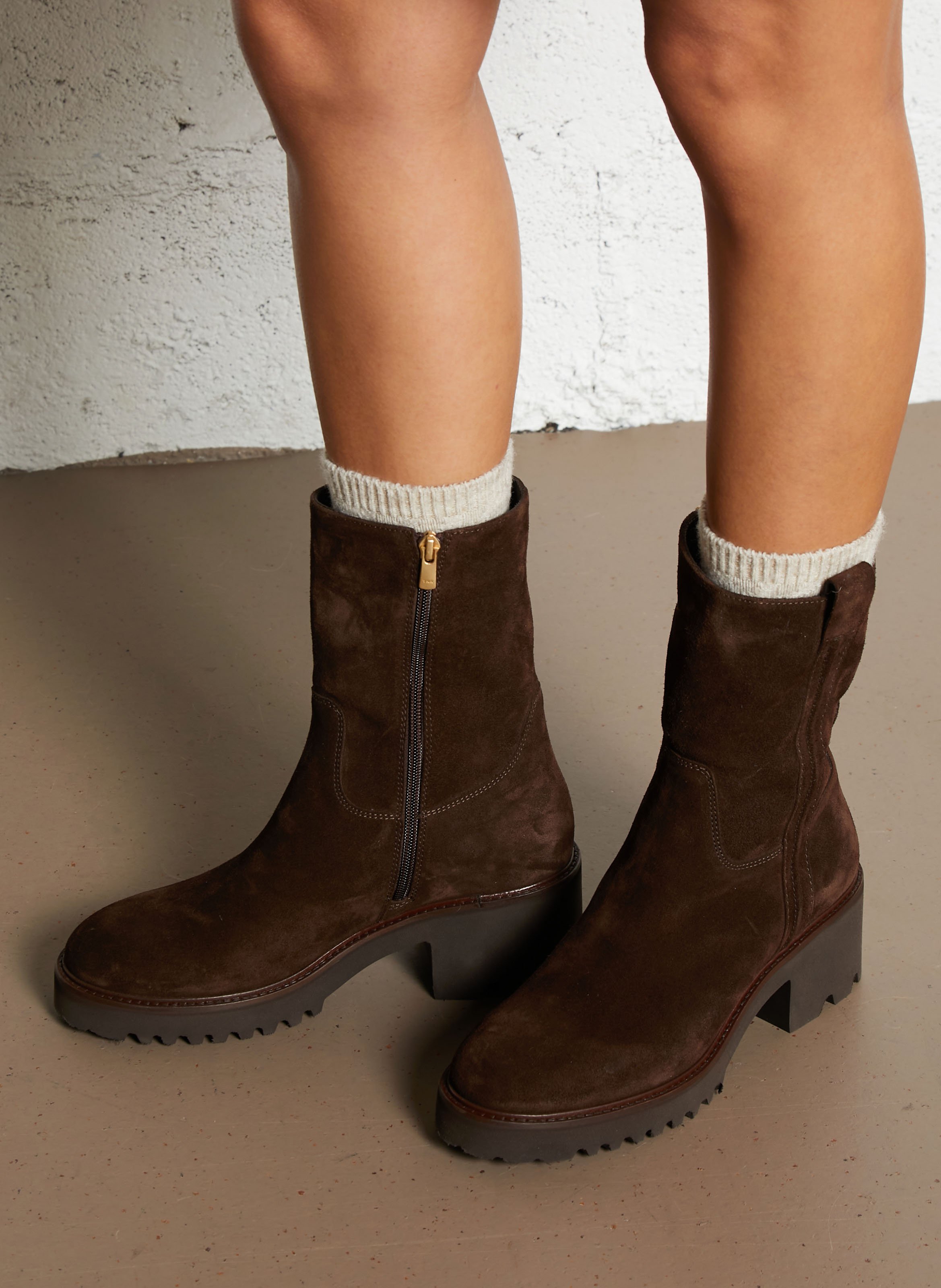 Bottines en cuir MELLOW YELLOW Marron