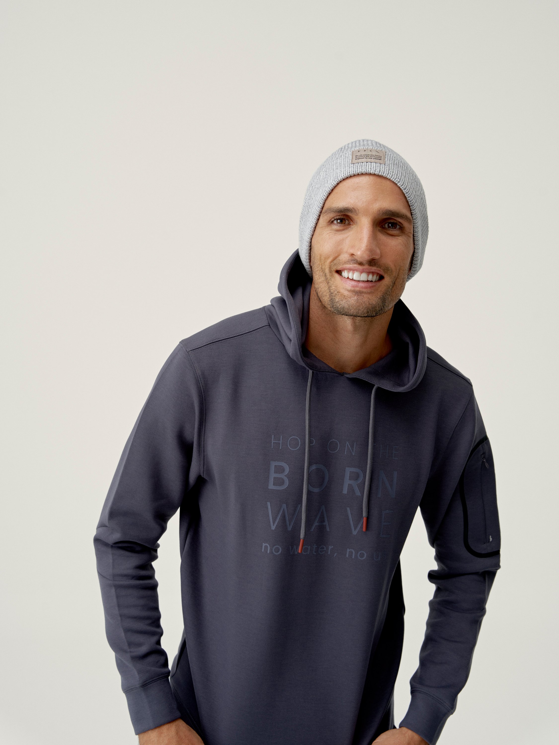 Knit cap BORN LIVING YOGA Grey