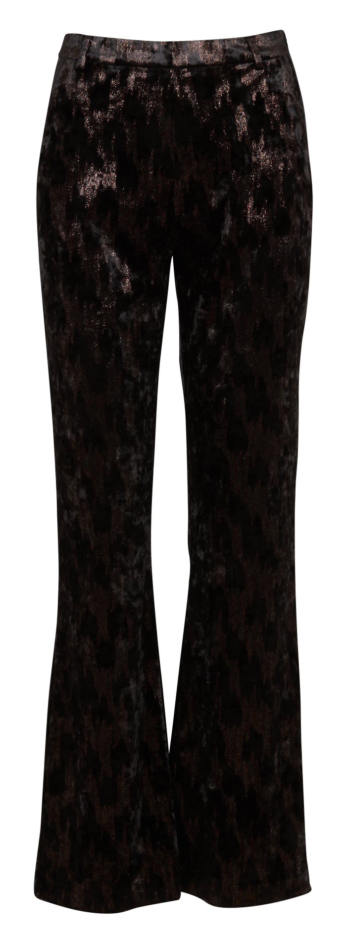 Pantalon droit aspect velours I CODE Noir