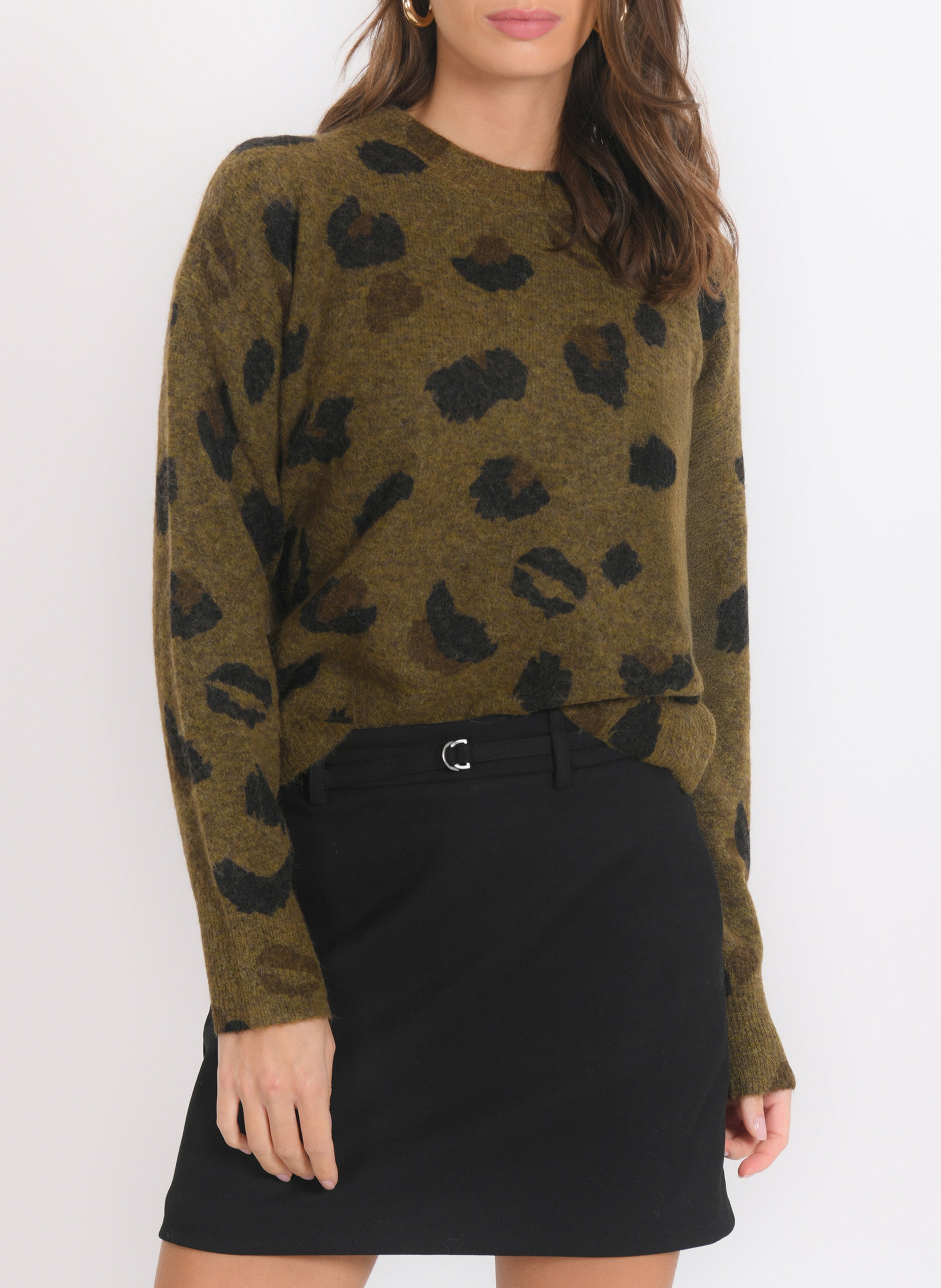 Wool-blend printed sweater KOOKAI