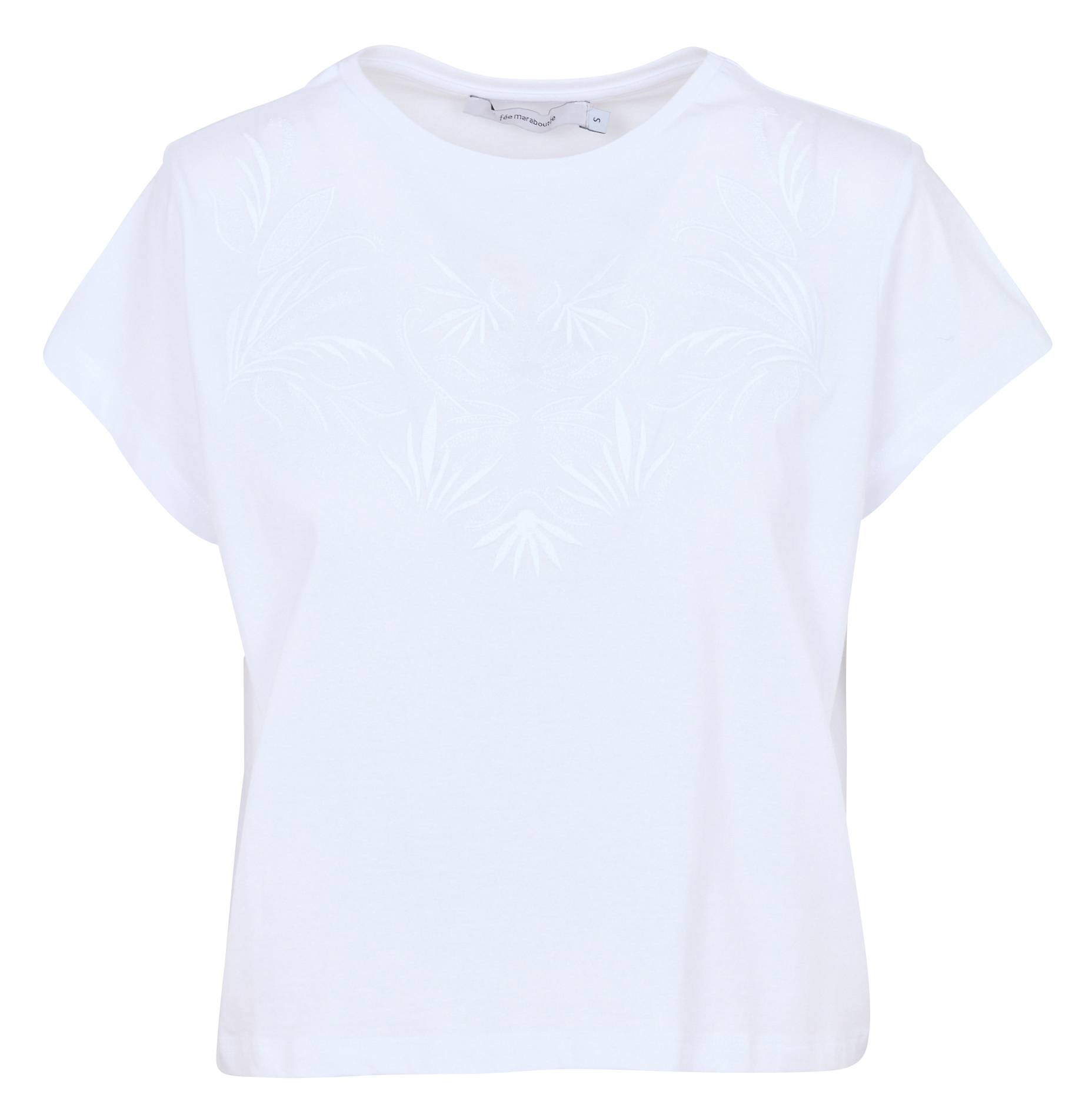 Tee-shirt oversize en coton biologique LA FEE MARABOUTEE Blanc