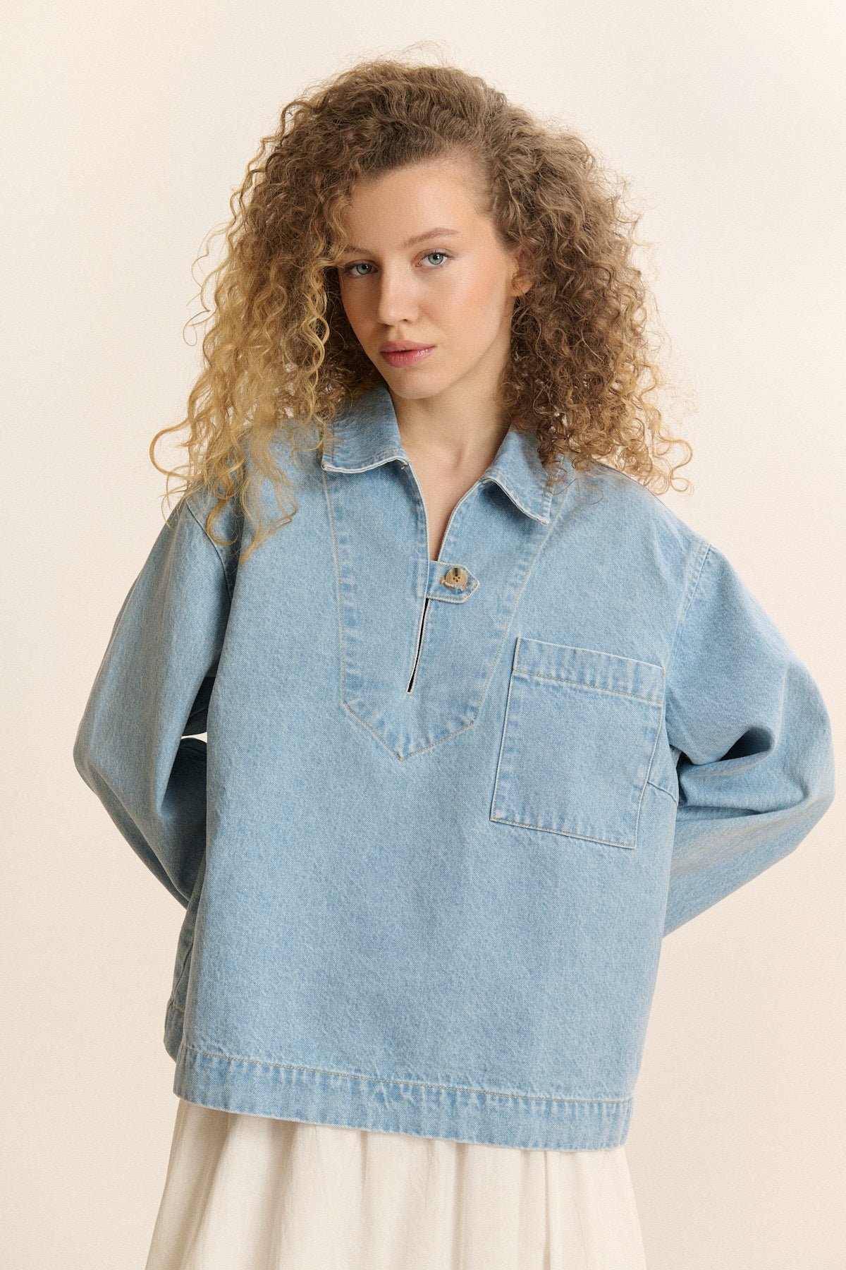 Denim jacket GARANCE PARIS Blue