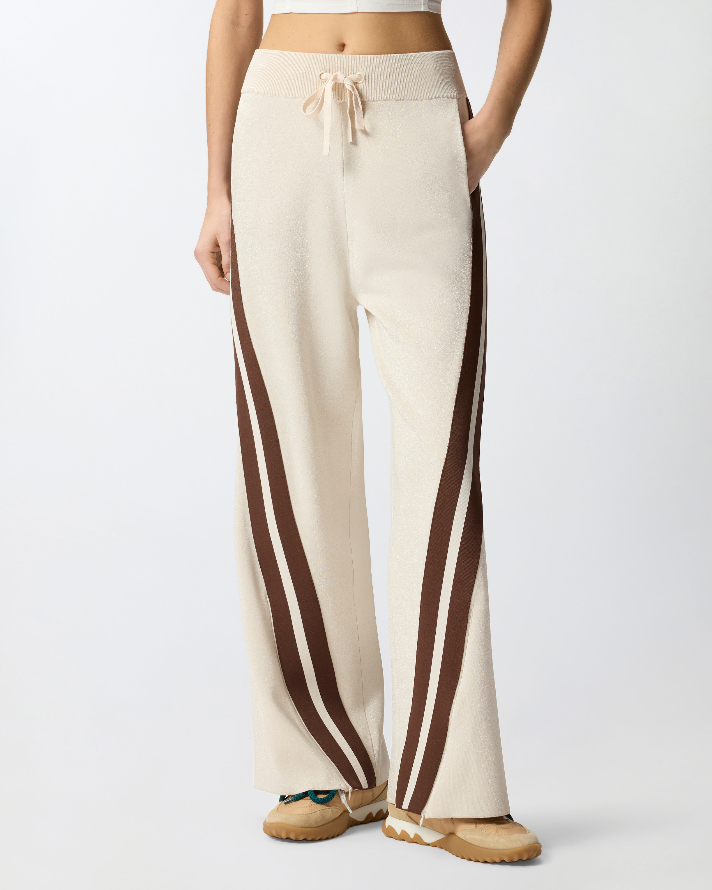 Pantalon de jogging à bandes PINKO Gris