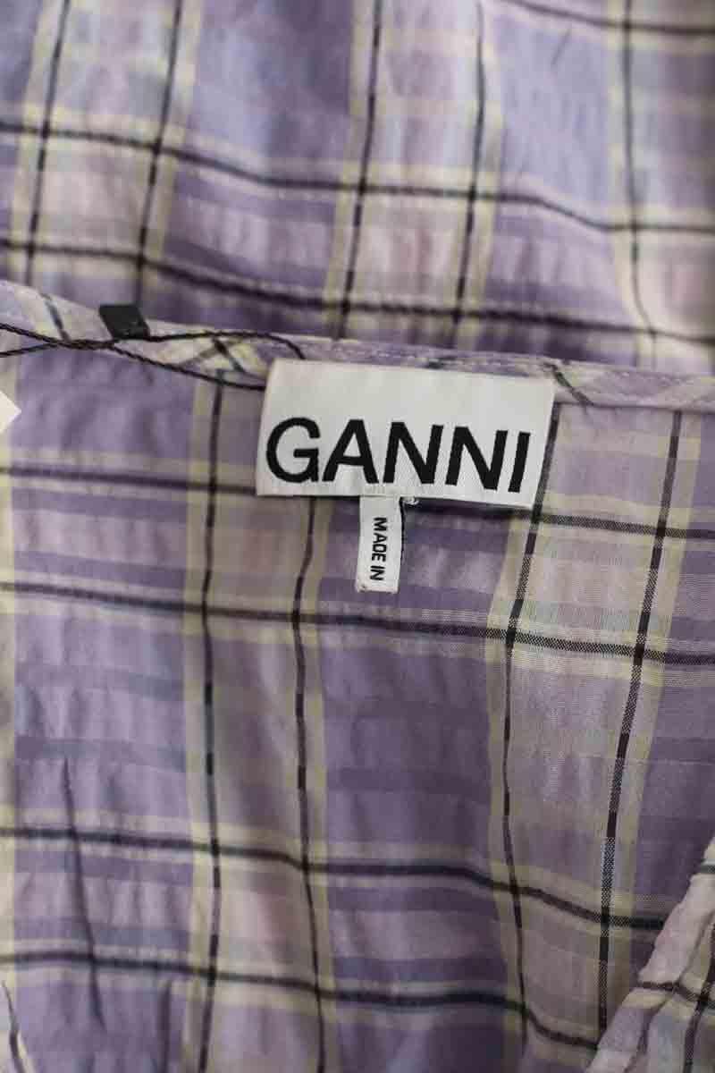 Blouse GANNI - Seconde Main Purple