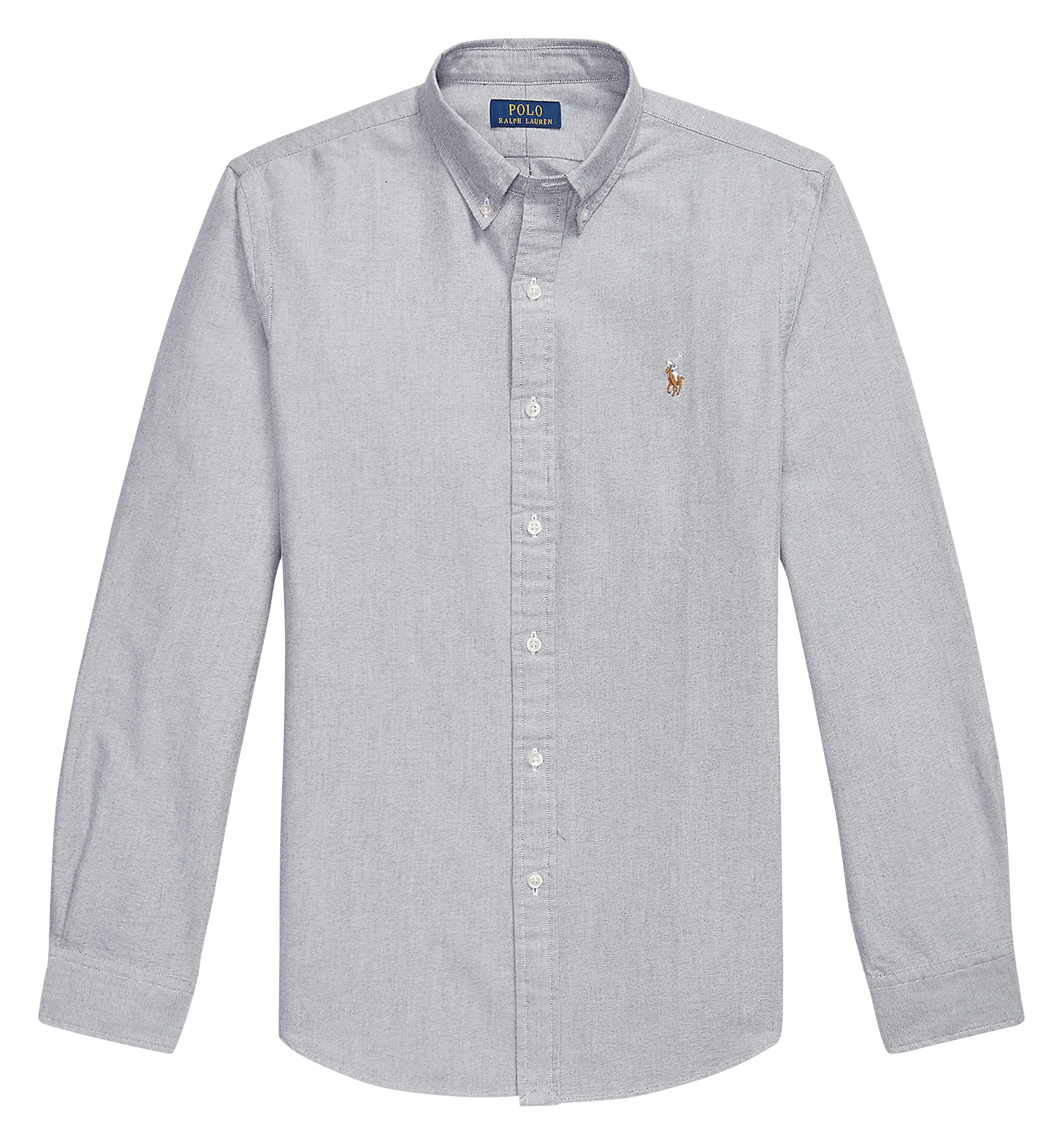 Slim-fit cotton shirt with classic collar POLO RALPH LAUREN Blue