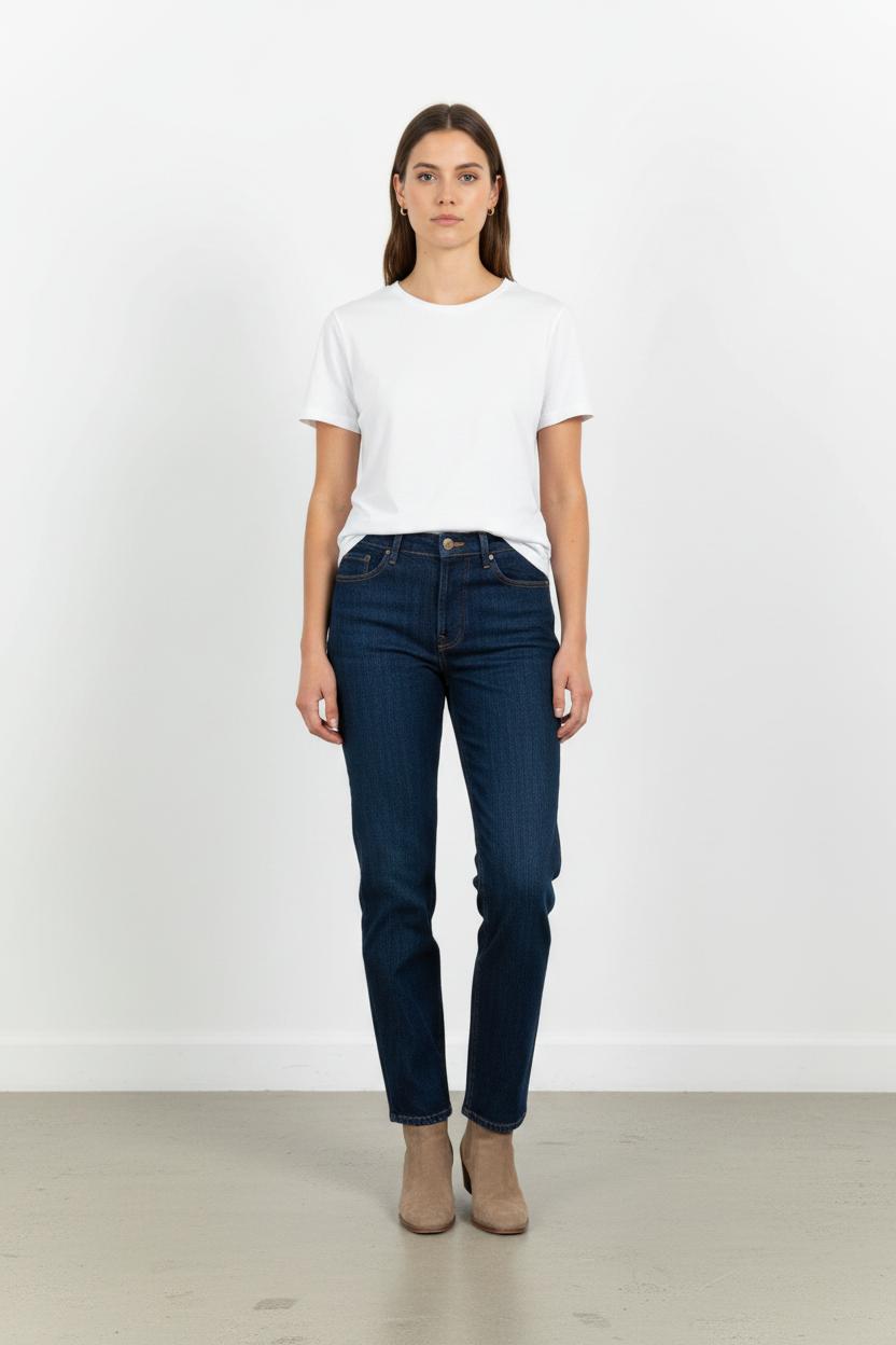 Cropped slim jeans with studs SEZANE - Seconde main Blue