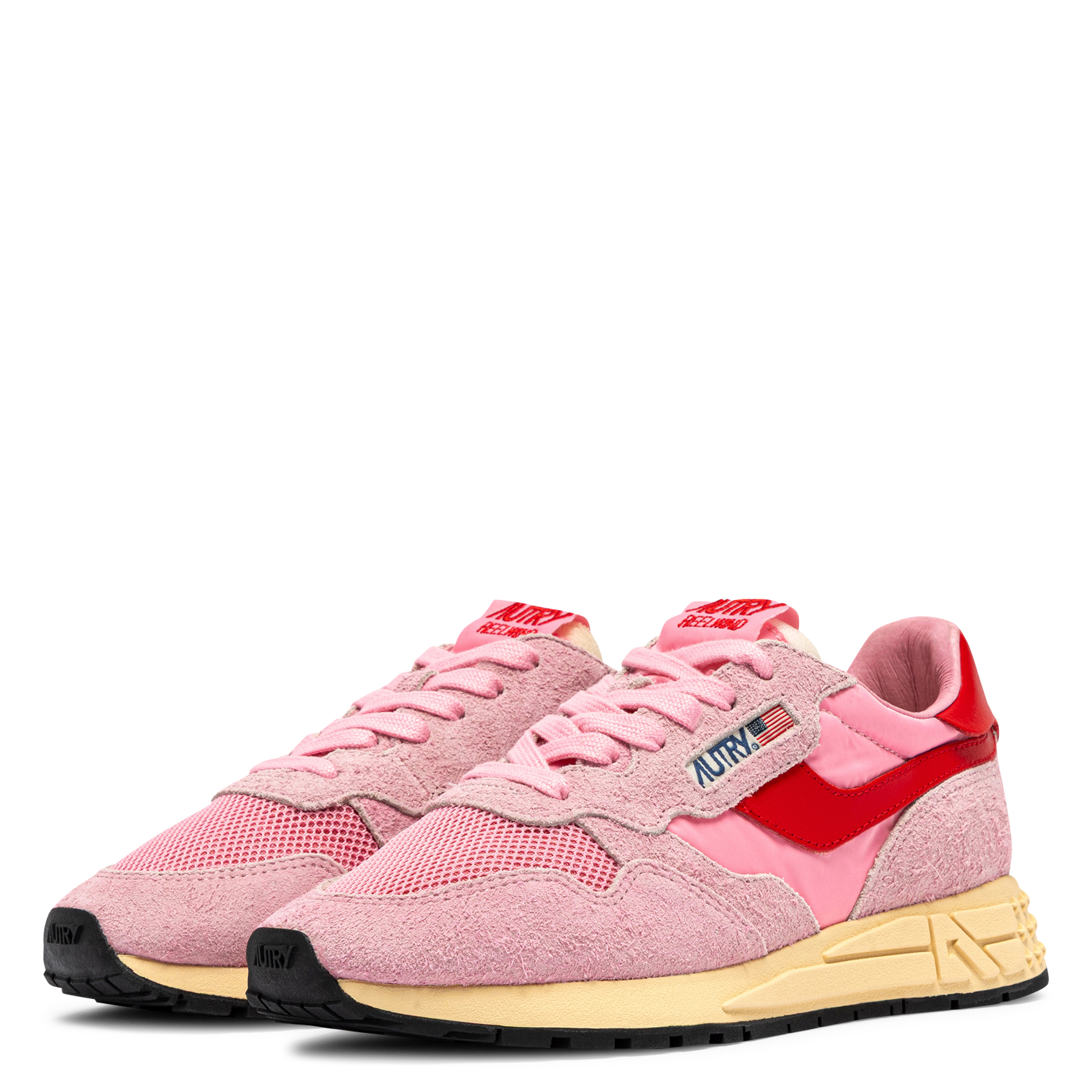 Flache Sneaker zum Schnüren AUTRY Rosa