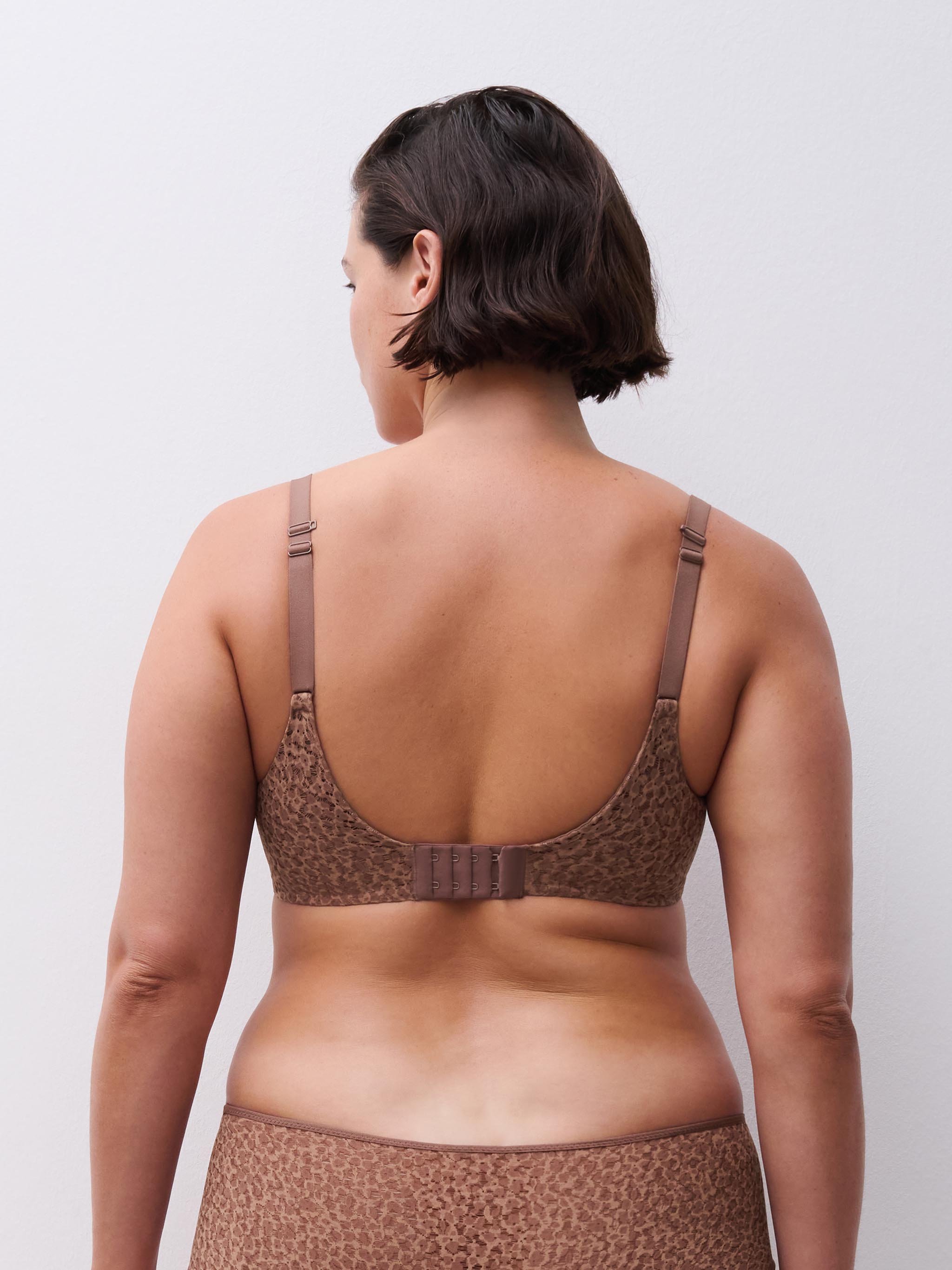 Full-cup bra CHANTELLE Brown
