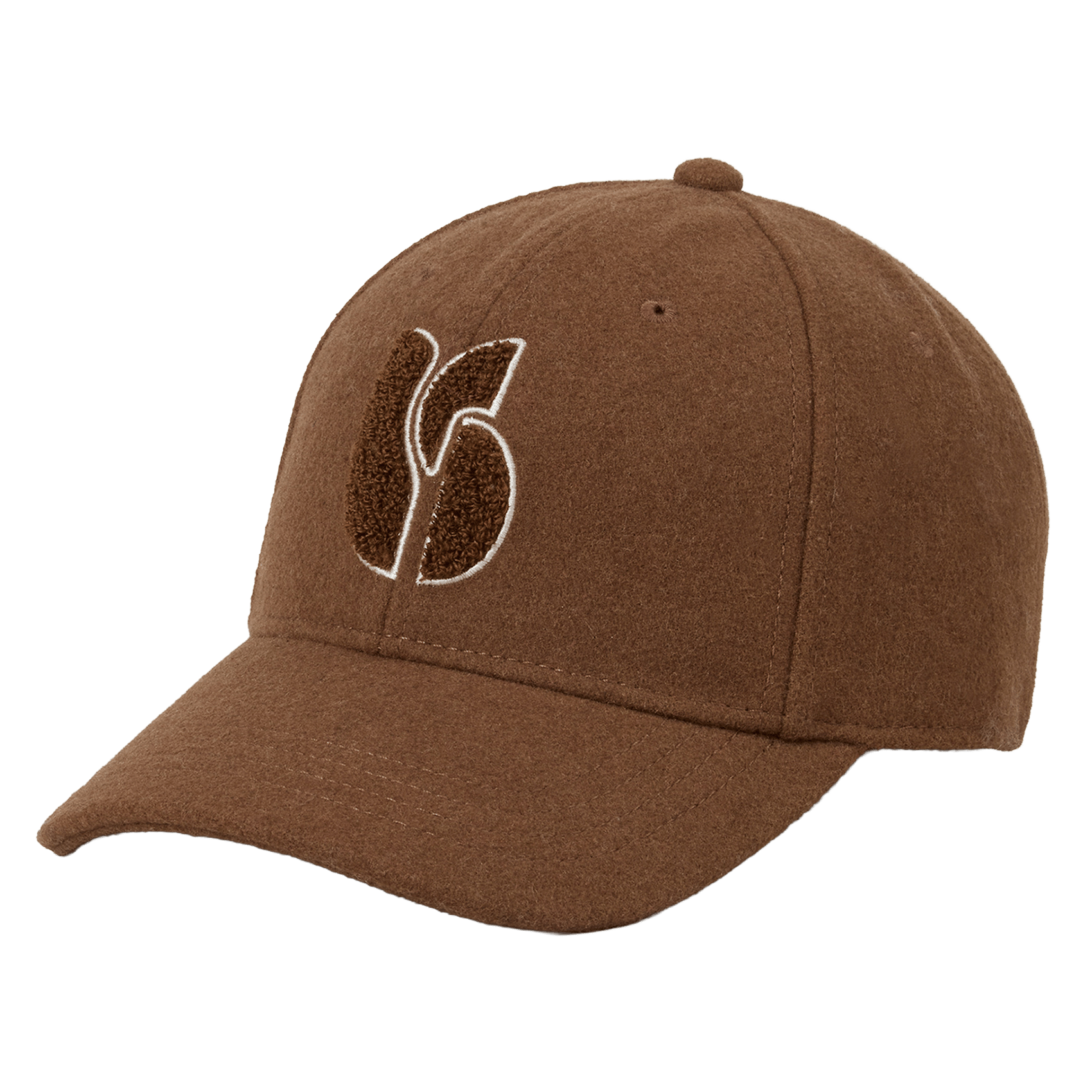 Casquette brodée unie BA&SH Marron