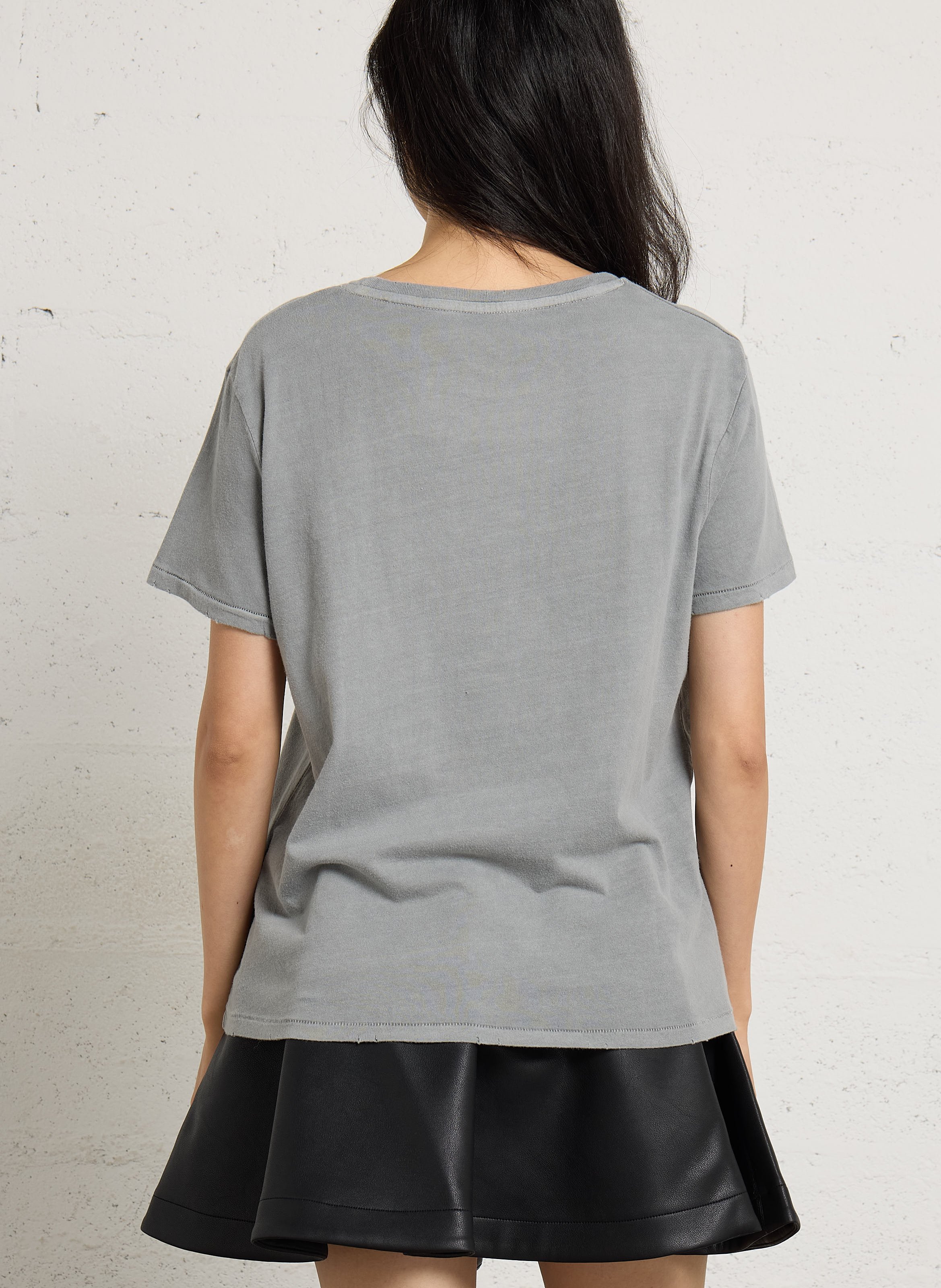 Tee-shirt à motif en coton NEWTONE Gris