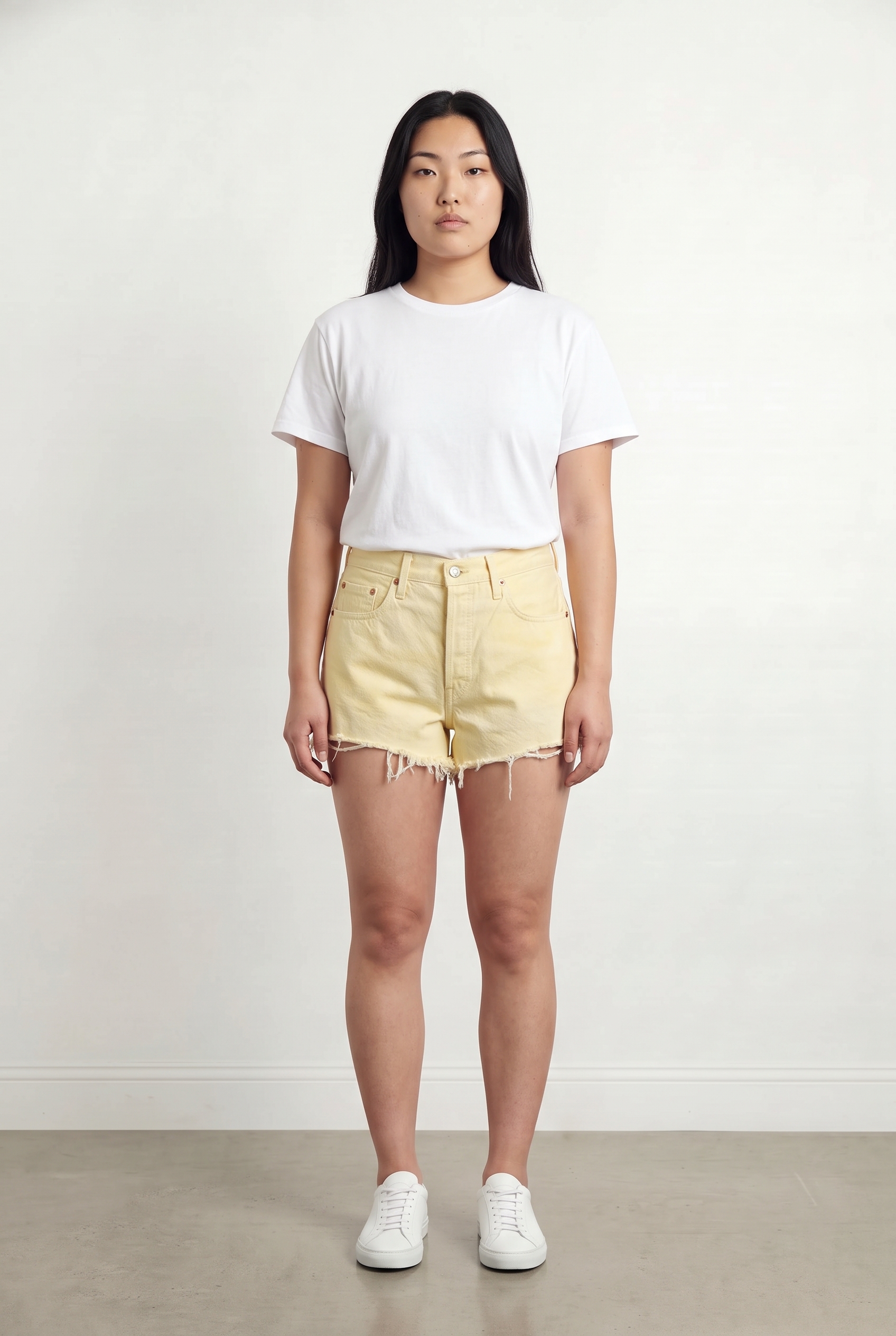 Shorts LEVI'S - Seconde main Yellow