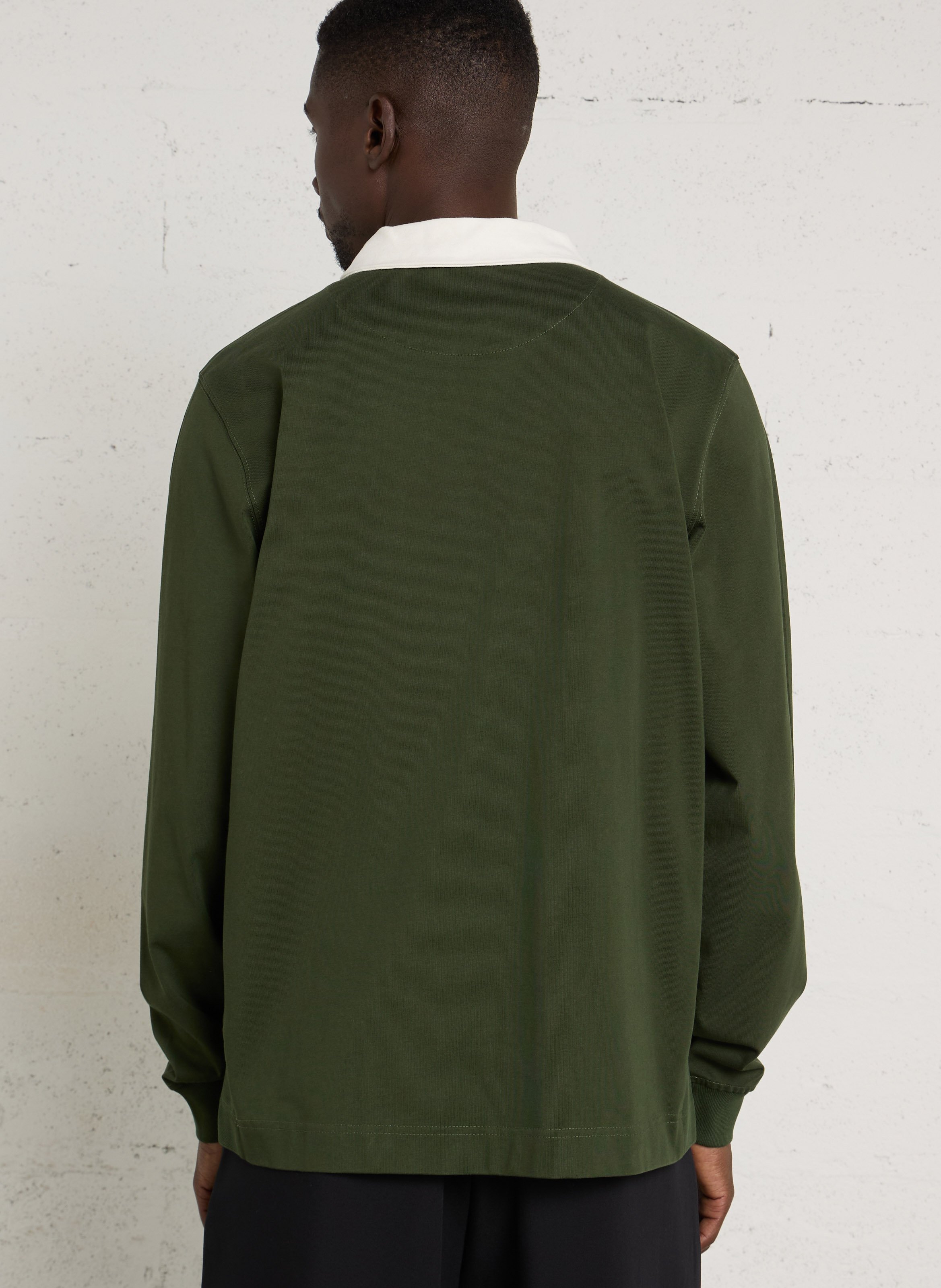 Polo manches longues droit PAUL SMITH Vert