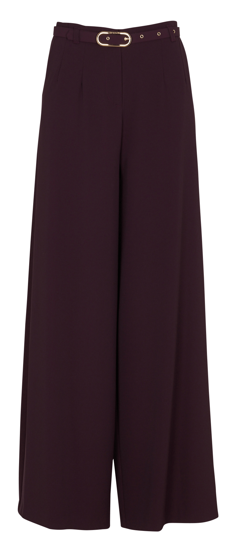 Pantalon large taille haute IMPERIAL Noir