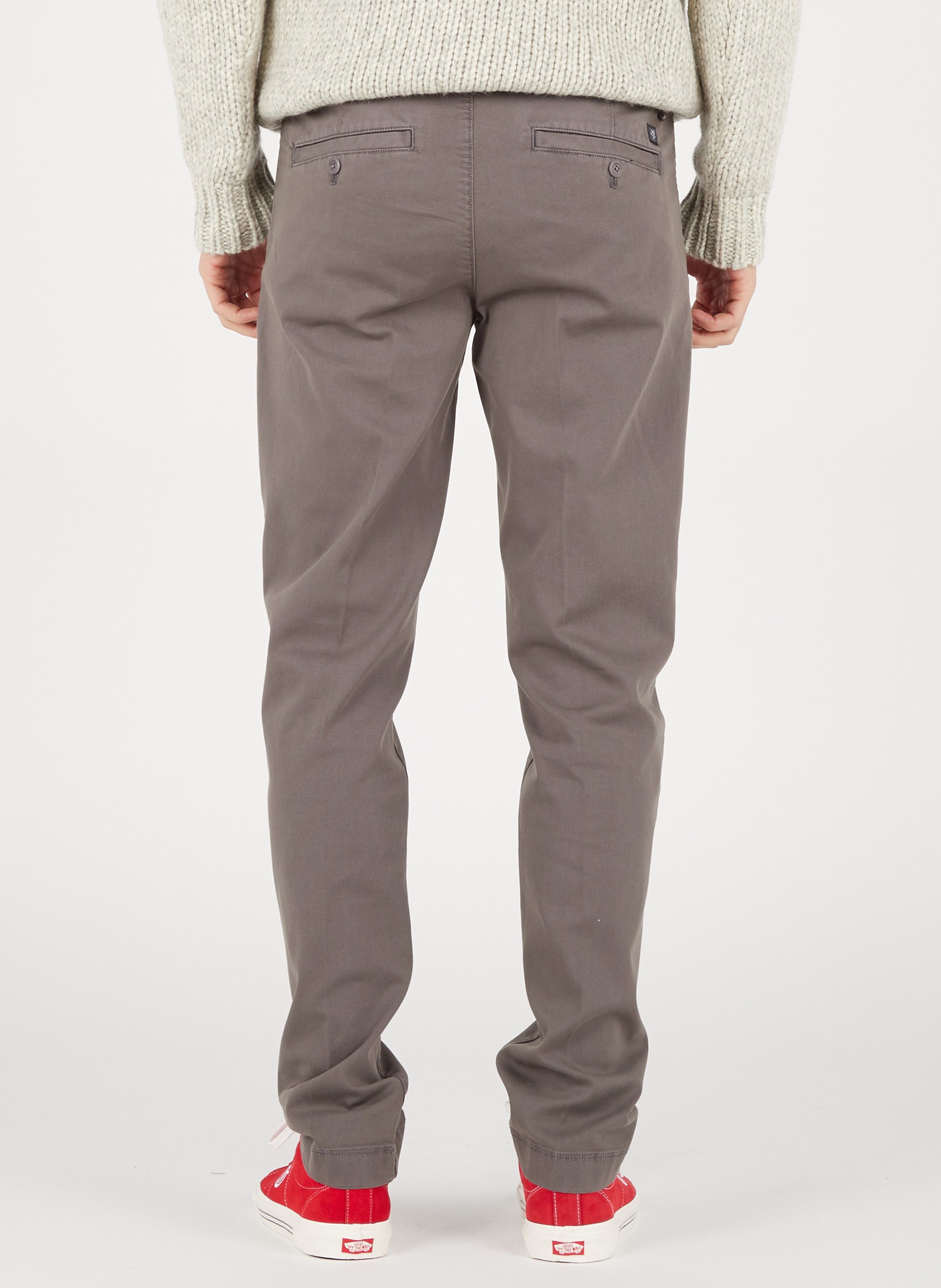 Chino slim-fit en coton mélangé MARC O'POLO Gris