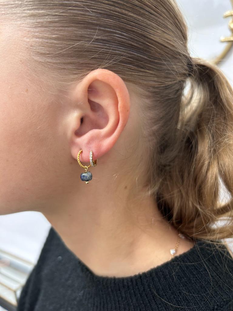 Lapis lazuli earrings GINANDGER Green