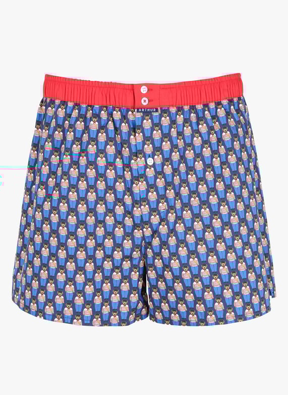 Calecon Large En Coton Marine Arthur Homme CSP1143H24 MARI MARINE Place des Tendances