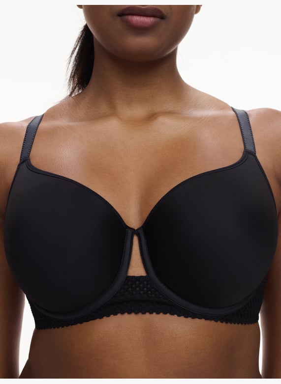 Full-cup memory foam bra | Black by CHANTELLE PULP Full-cup memory foam bra Black