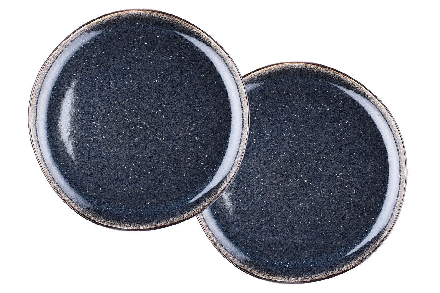 Plateau de service iris ø32cm - 2 pièces - bleu nuit BJORN Bleu