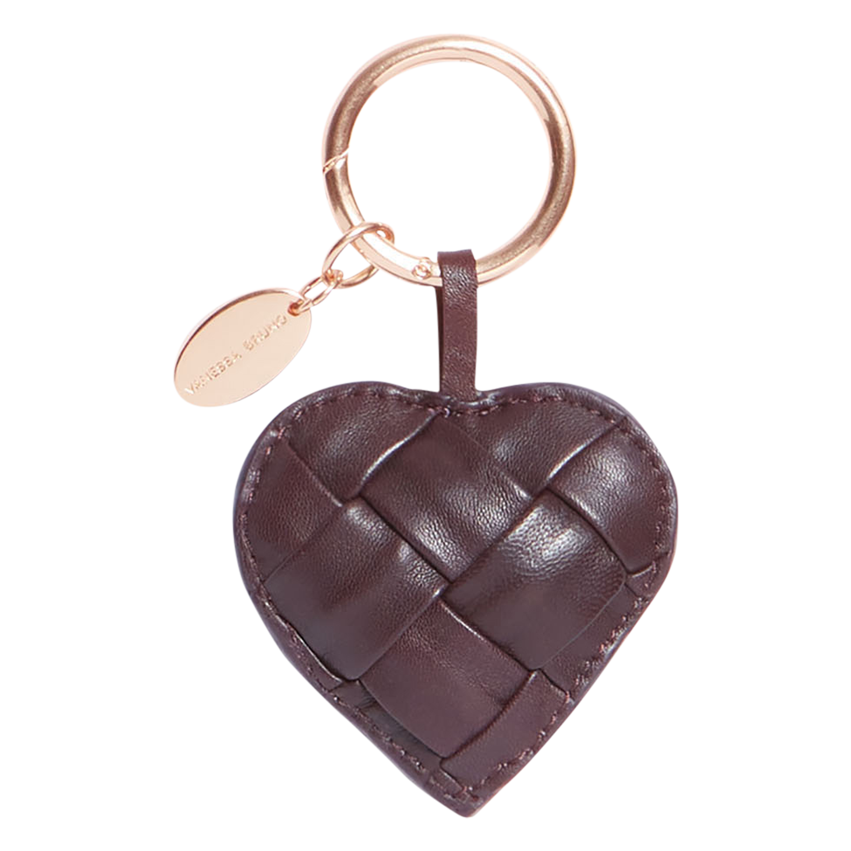 Heart charm in leather VANESSA BRUNO