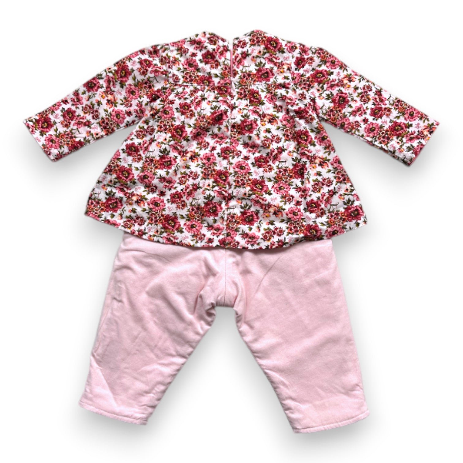 Pink baby overall - 9 months KENZO - SECONDE MAIN Pink