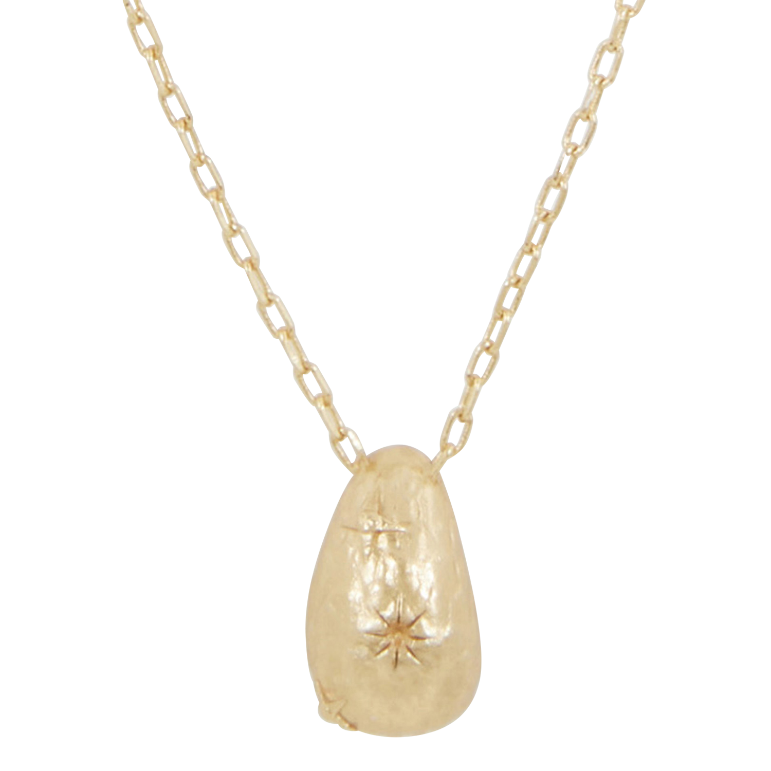 Recycled brass necklace SESSUN Golden