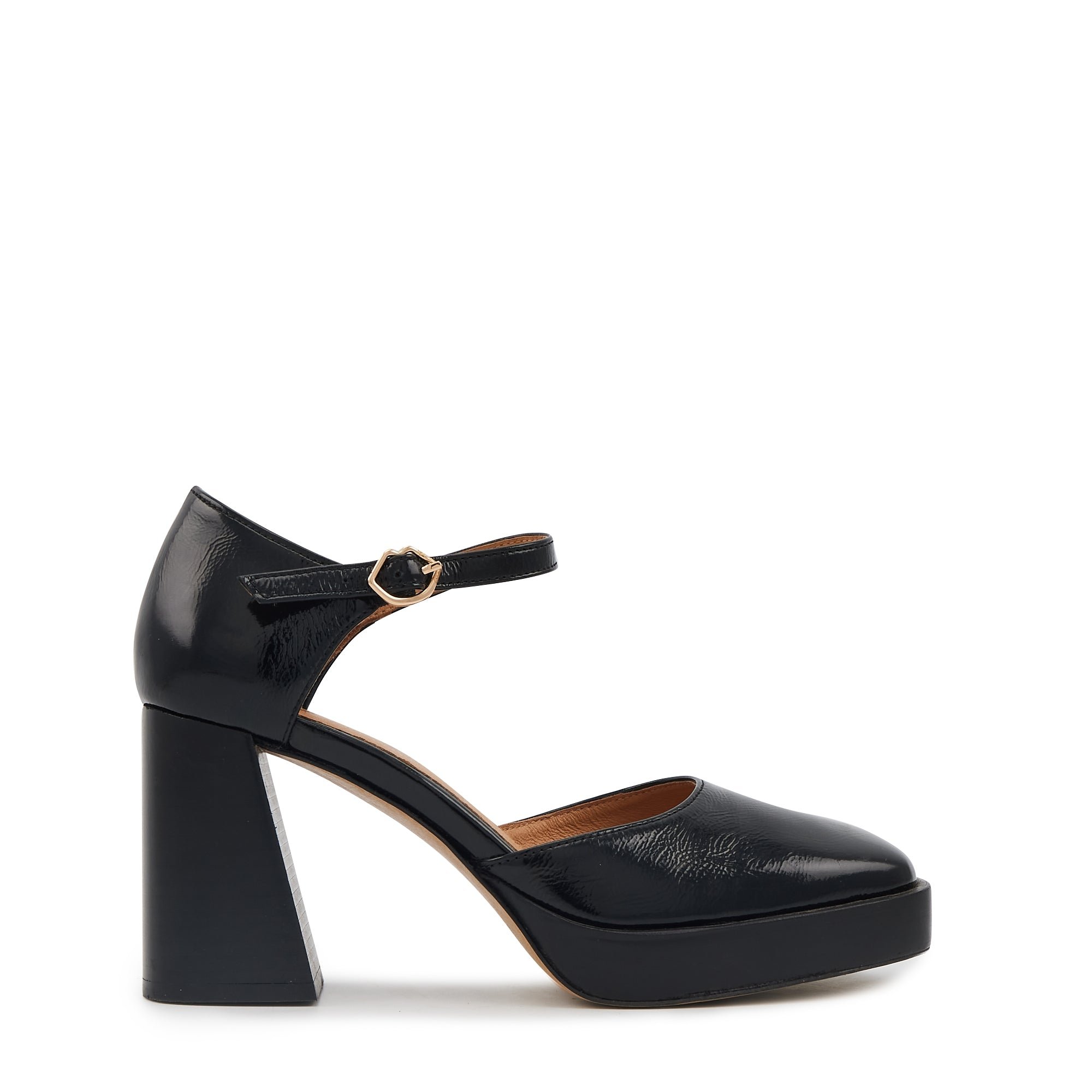 Leather Mary Janes BONS BAISERS PARIS Black