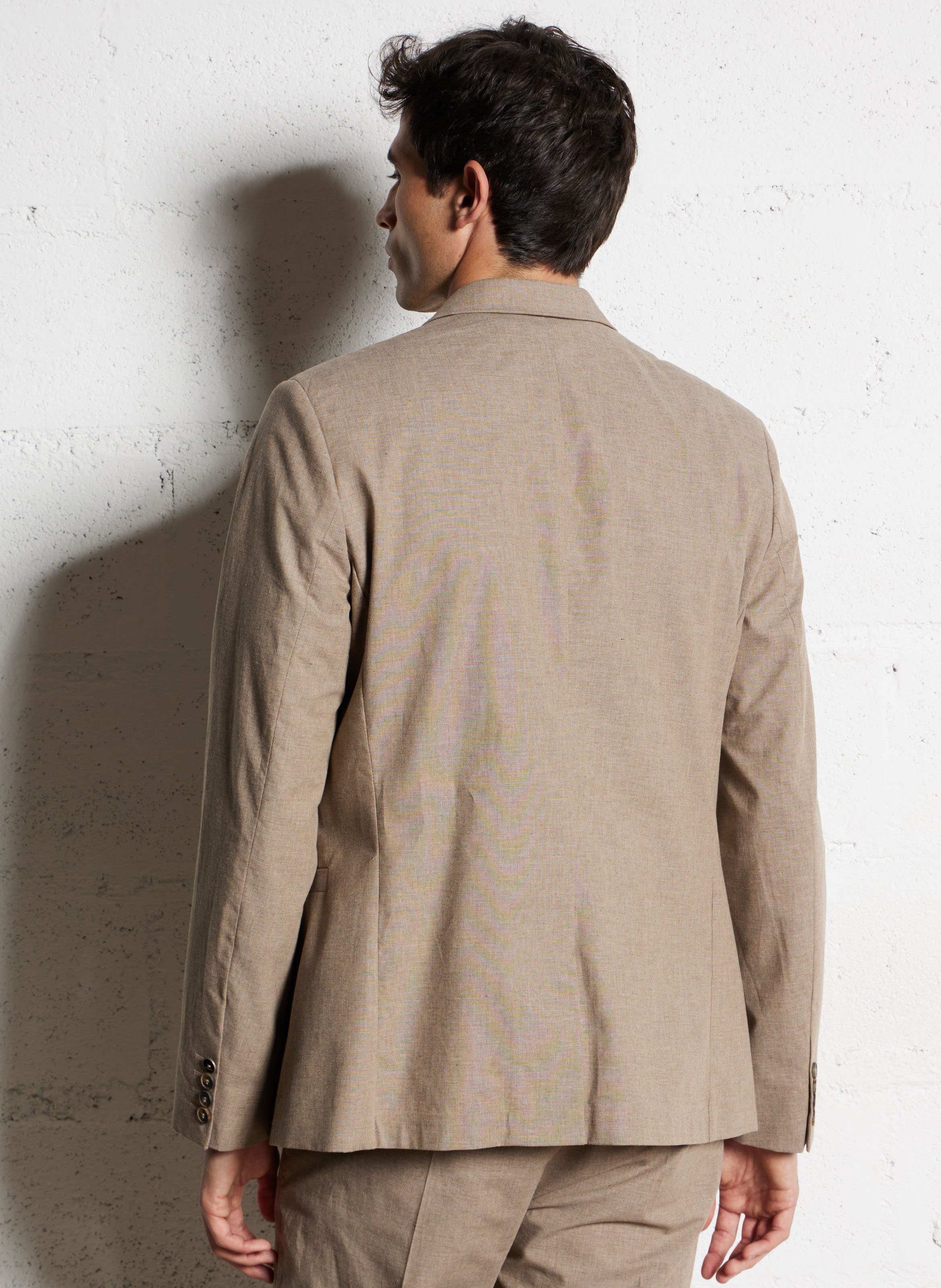 Baumwoll-Blazer IKKS Beige