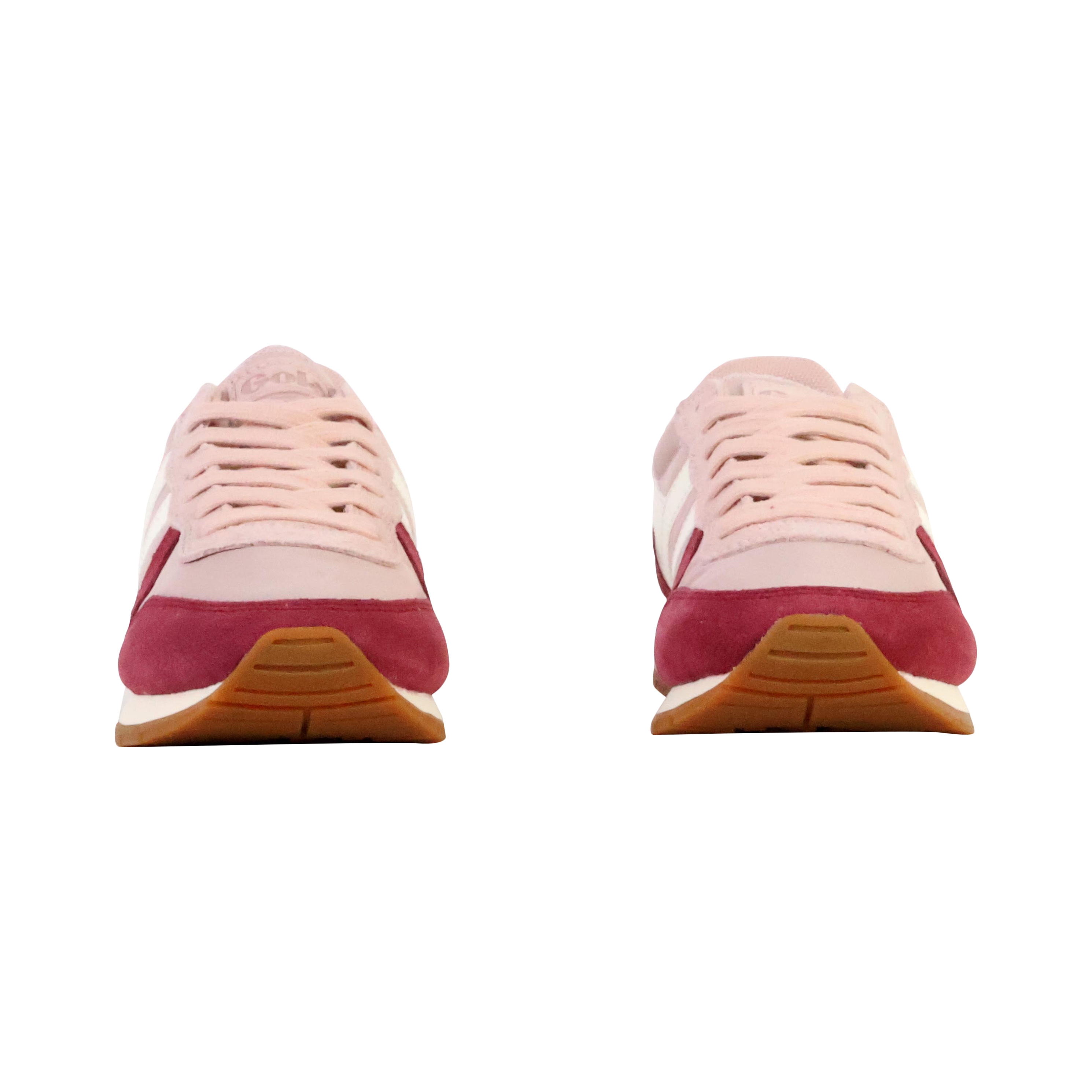 Daytona Leather Basket Sneakers GOLA Red