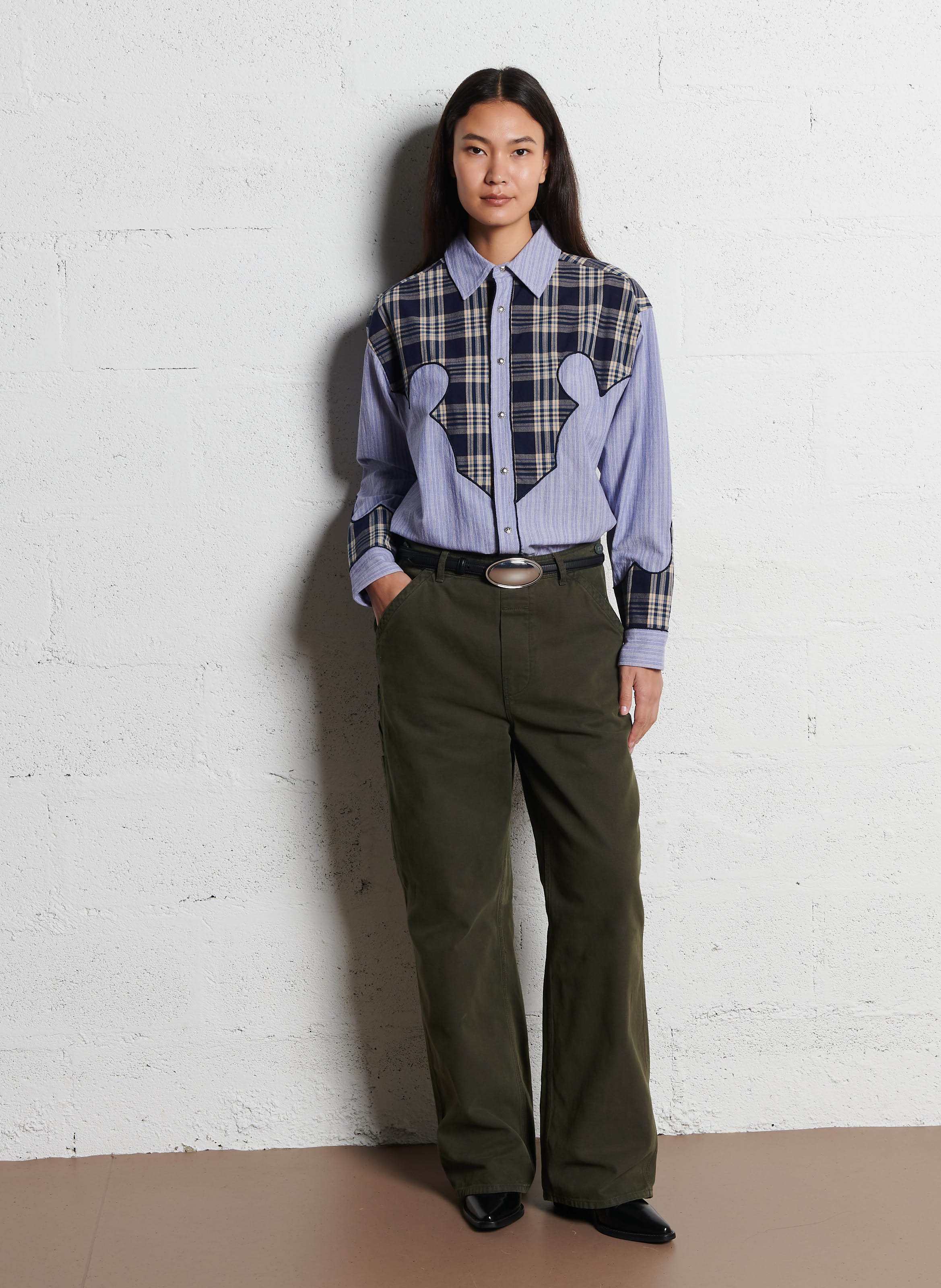 Capri - Einfarbige Oversize-Bluse LAURENCE BRAS Blau