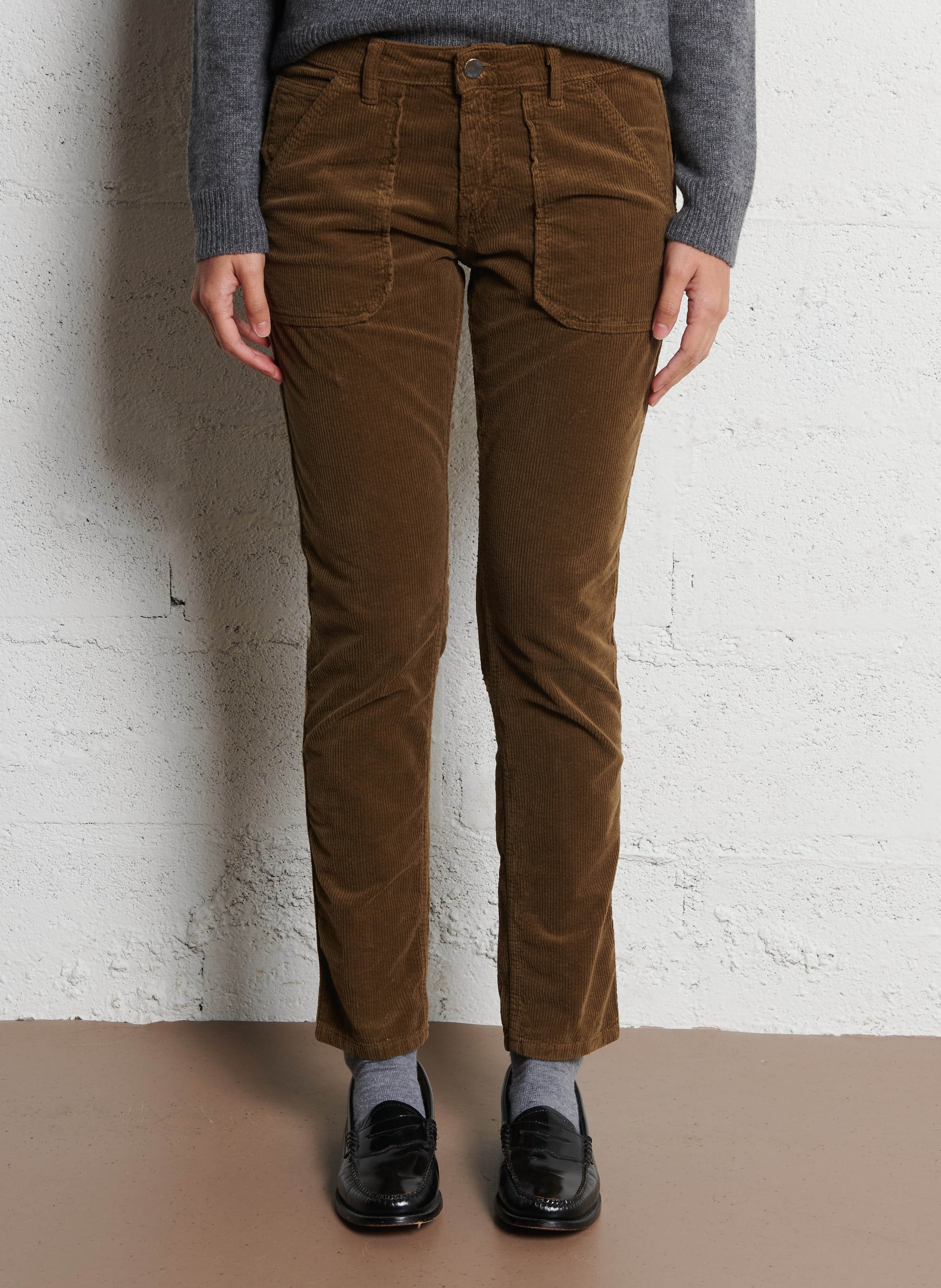 Rechte ribbroek ACQUAVERDE