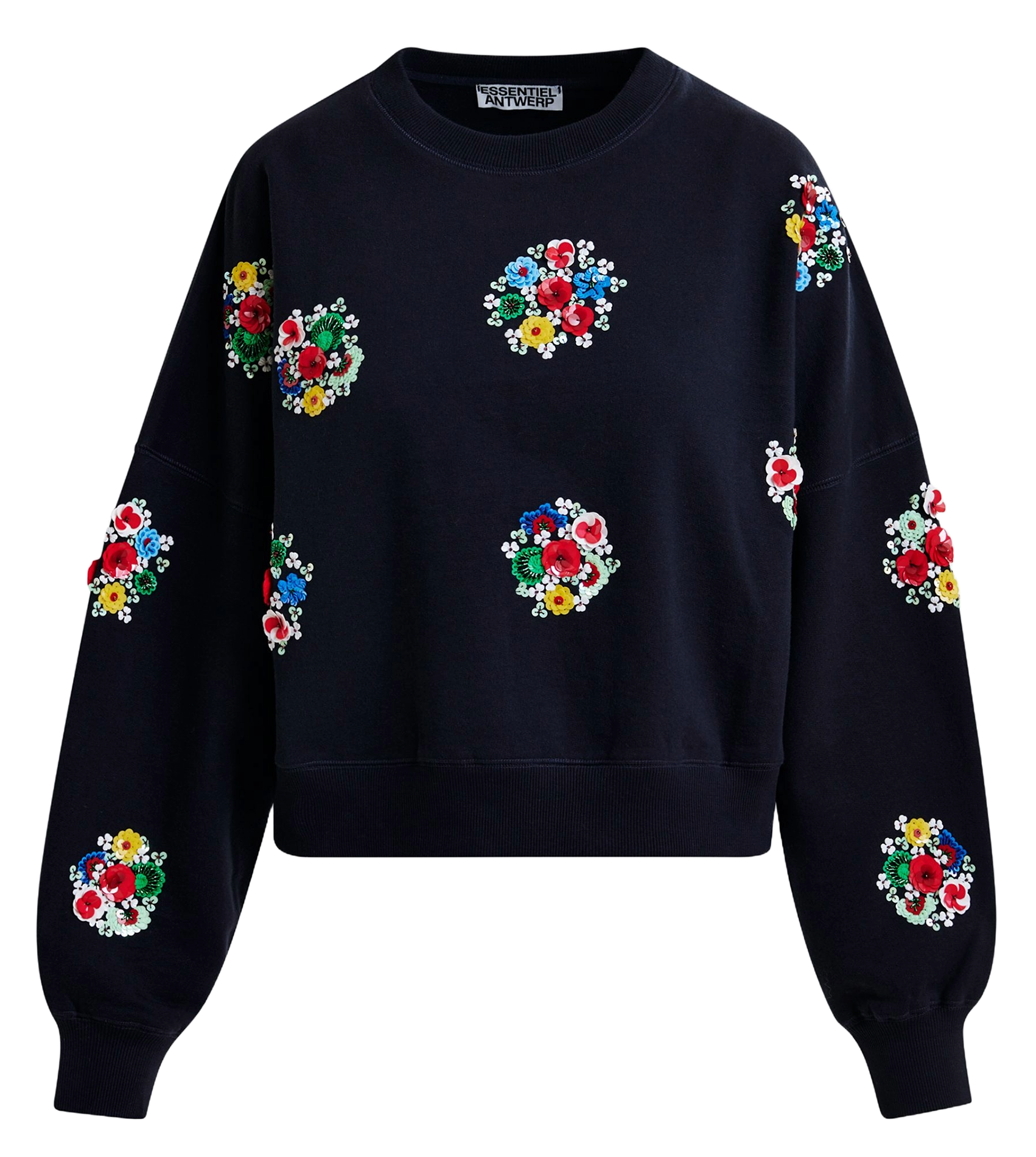 Sweat col rond en coton ESSENTIEL ANTWERP Bleu